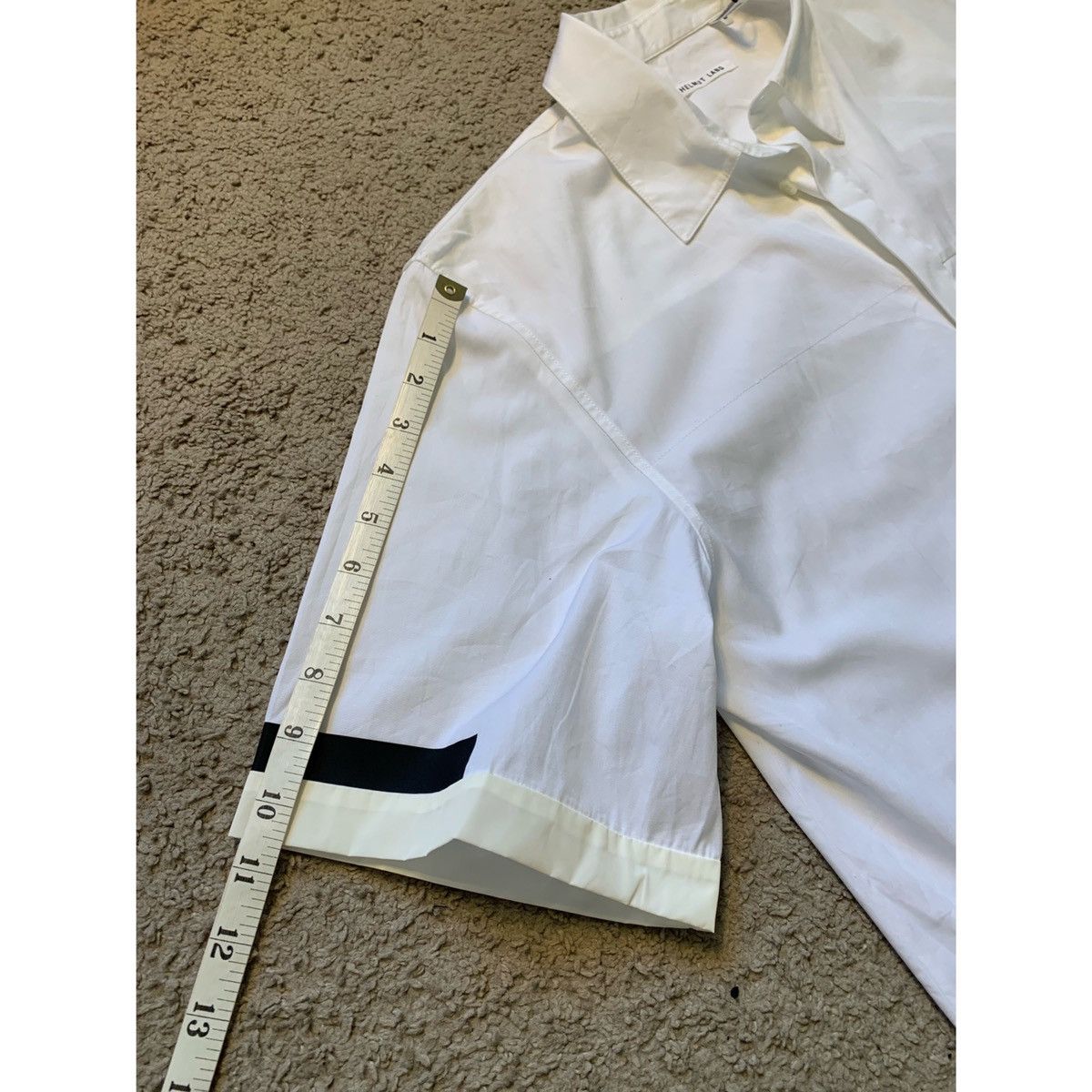 Helmut Lang HELMUT LANG BOXY SS WHITE SHIRT Size US M / EU 48-50 / 2 - 17 Thumbnail