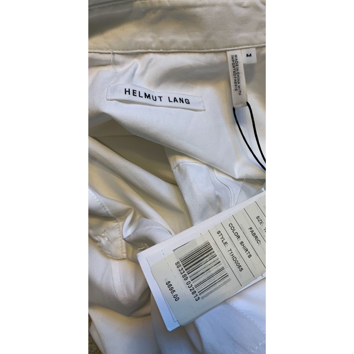Helmut Lang HELMUT LANG BOXY SS WHITE SHIRT Size US M / EU 48-50 / 2 - 22 Thumbnail
