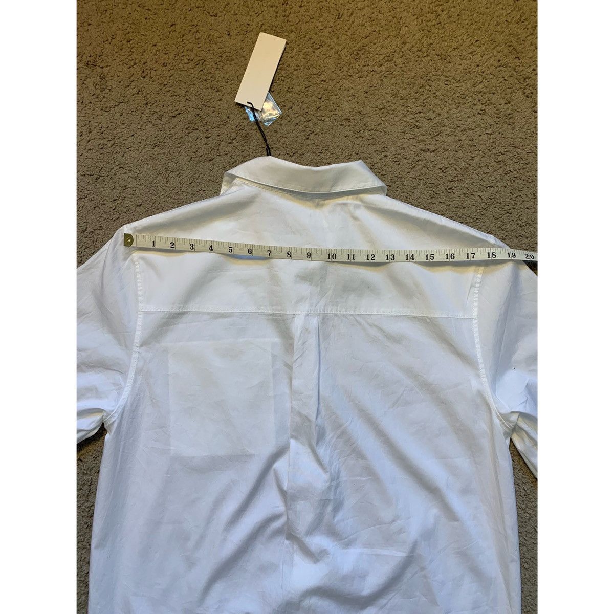 Helmut Lang HELMUT LANG BOXY SS WHITE SHIRT Size US M / EU 48-50 / 2 - 19 Thumbnail