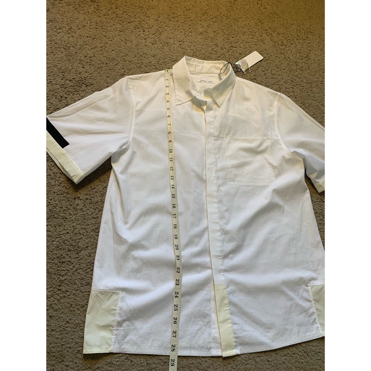 Helmut Lang HELMUT LANG BOXY SS WHITE SHIRT Size US M / EU 48-50 / 2 - 18 Thumbnail