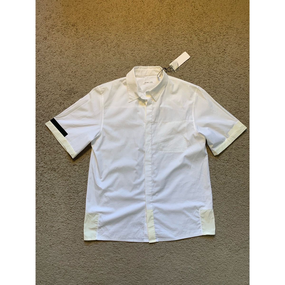 Helmut Lang HELMUT LANG BOXY SS WHITE SHIRT Size US M / EU 48-50 / 2 - 1 Thumbnail