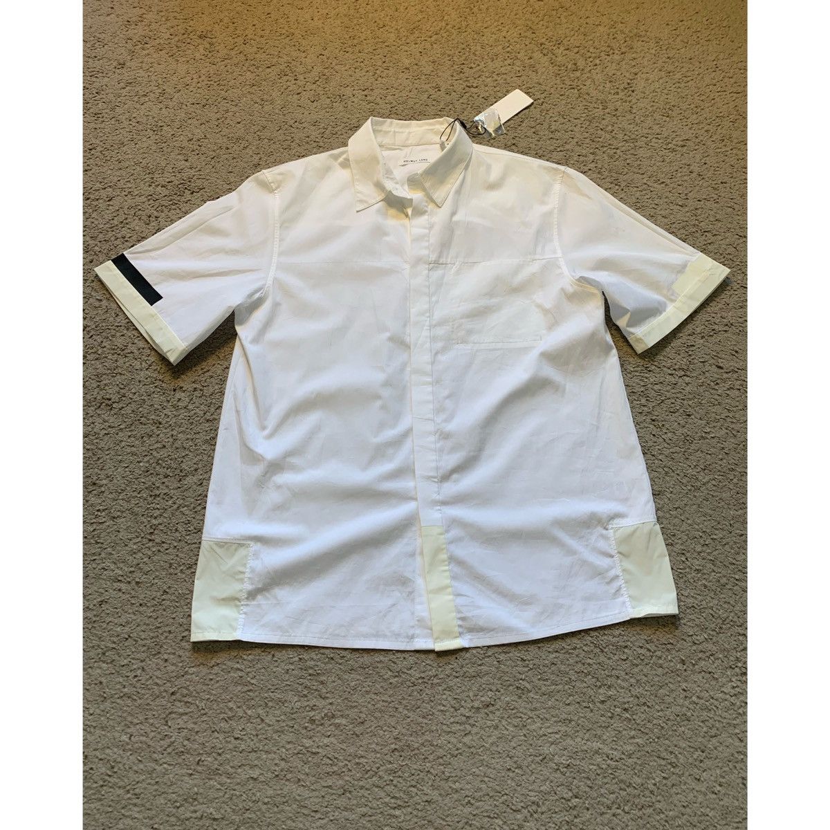 Helmut Lang HELMUT LANG BOXY SS WHITE SHIRT Size US M / EU 48-50 / 2 - 20 Thumbnail