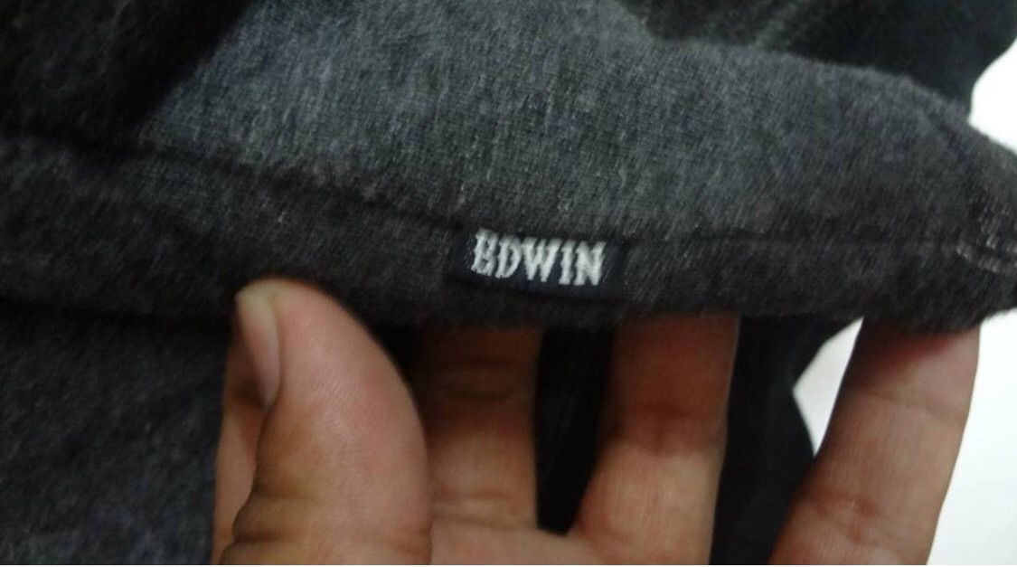 Edwin Vintage Edwin Hoodie Zip Sweatshirt Long Sleeve Size US S / EU 44-46 / 1 - 4 Thumbnail