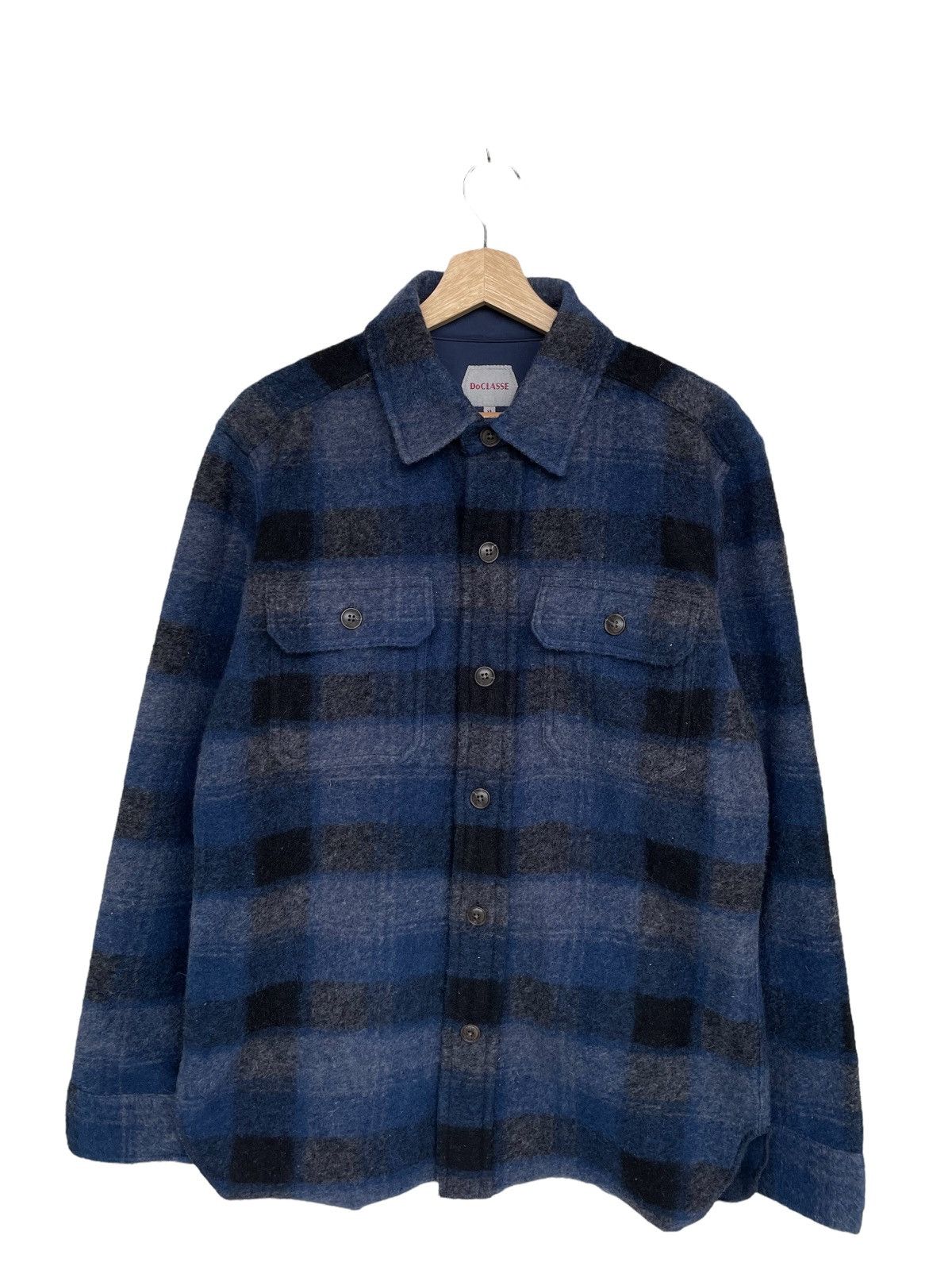Super Condition🔥Do Classe Chekered Style Wool Flannel