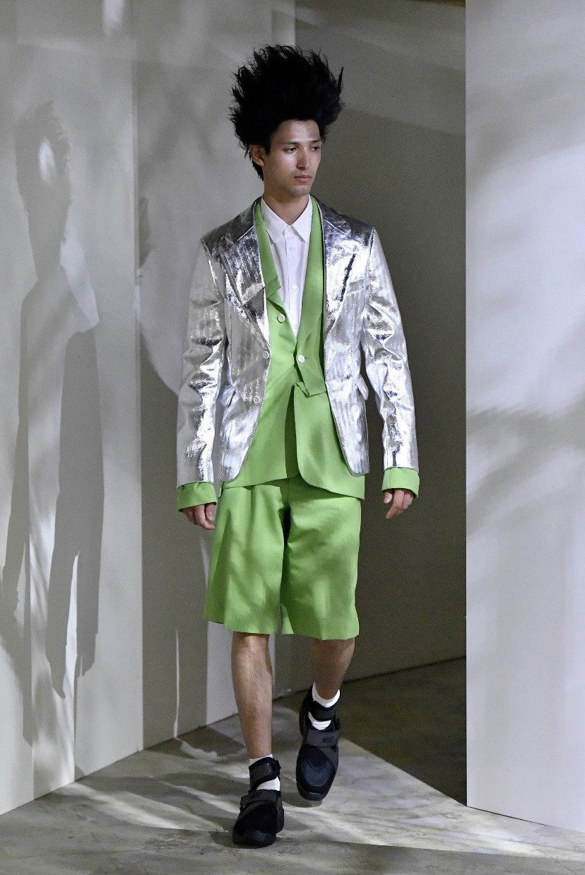 Comme des Garcons × Comme des Garcons Homme Plus NWT Runway SS 2021 Look 20 “Metal Outlaw” Size US S / EU 44-46 / 1 - 1 Thumbnail