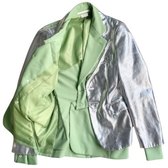 Comme des Garcons × Comme des Garcons Homme Plus NWT Runway SS 2021 Look 20 “Metal Outlaw” Size US S / EU 44-46 / 1 - 3 Thumbnail