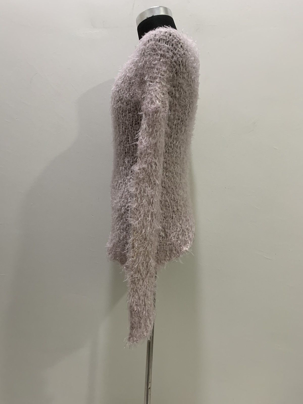 Japanese Brand DIAPASON Soft Shaggy Mohair Crochet Cable Knitwear Sweater Size M / US 6-8 / IT 42-44 - 9 Thumbnail