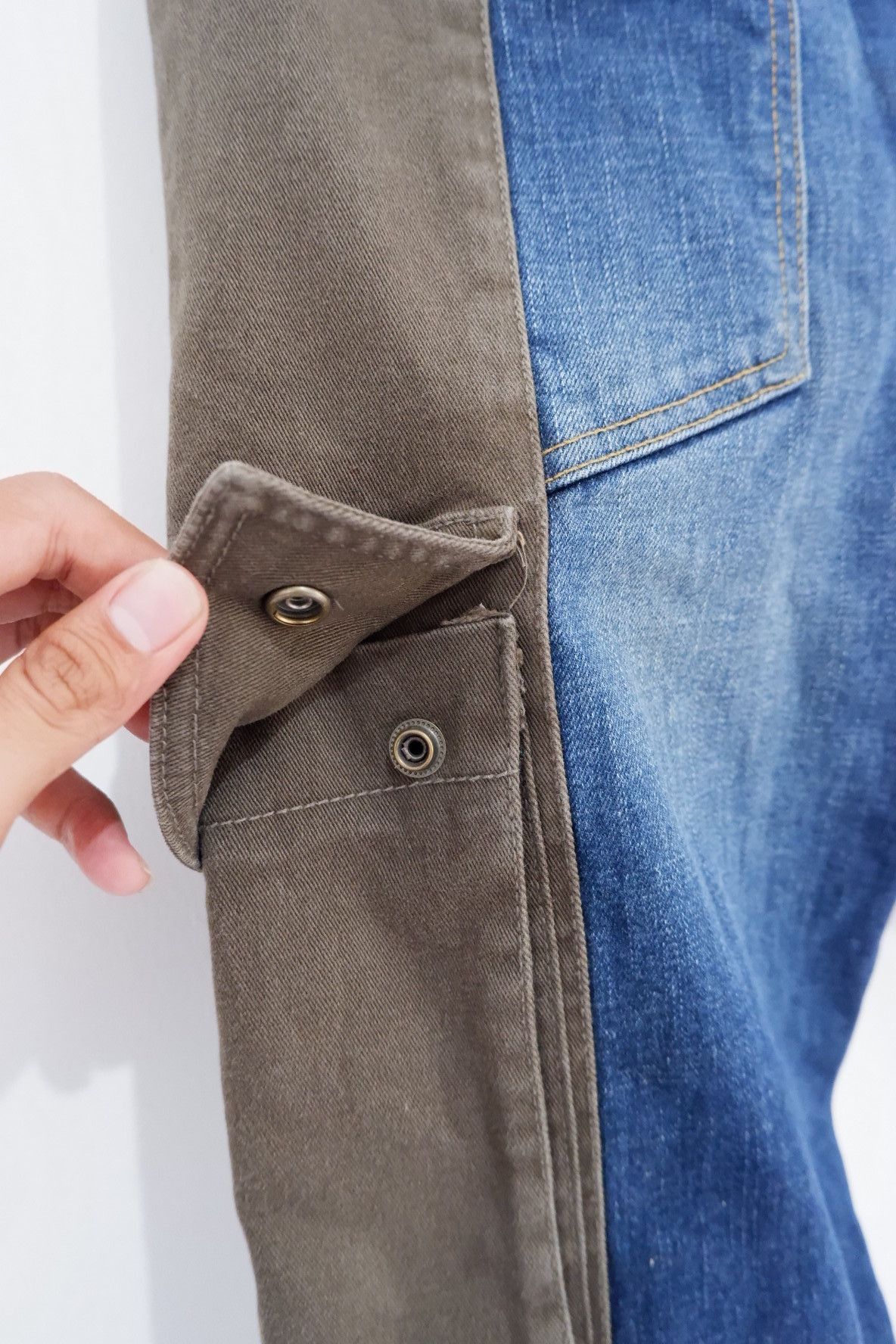 Japanese Brand Vintage Mad Hybrid Military Cargo Jeans * Skinny Fit Size US 32 / EU 48 - 5 Thumbnail