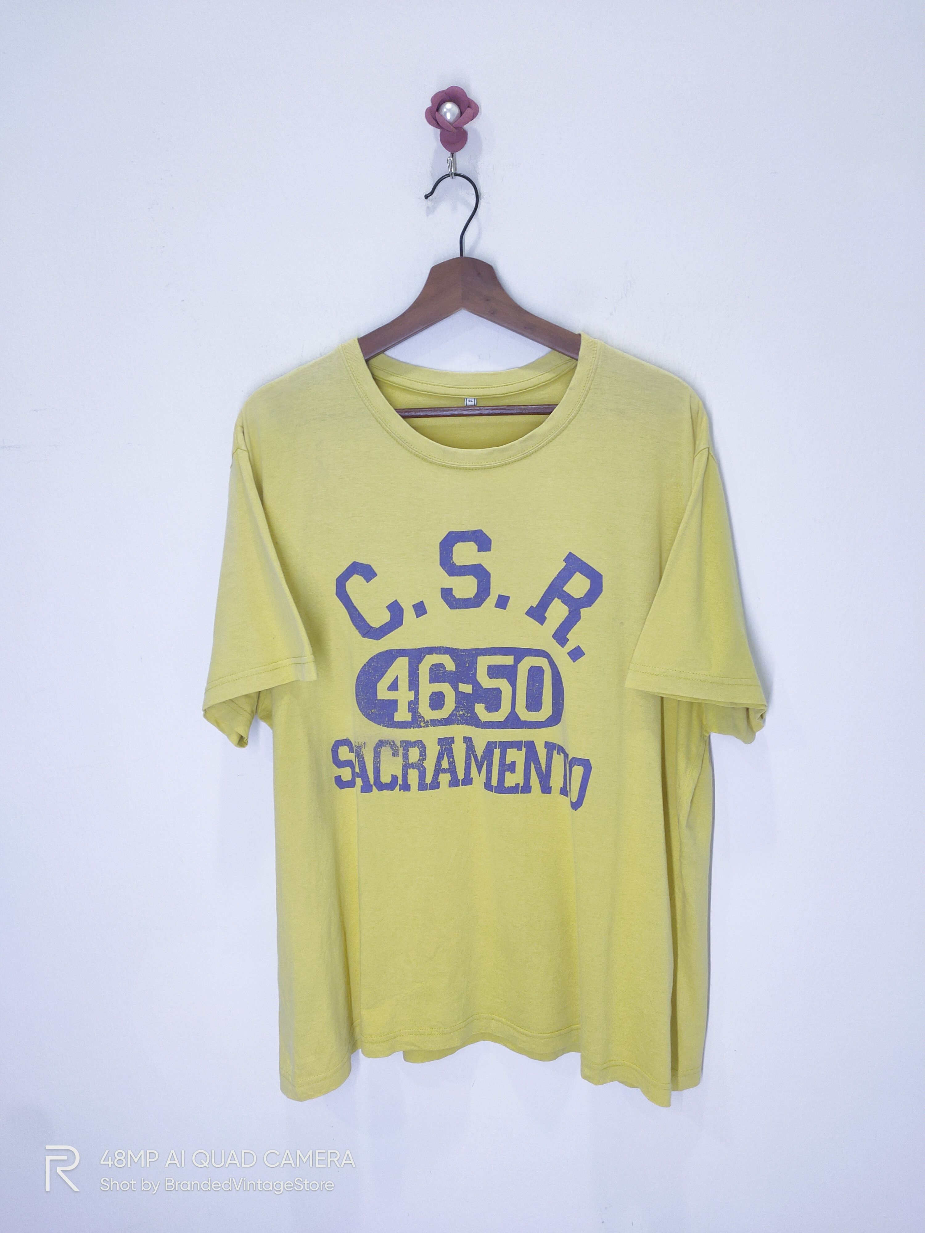 Grand Slam × Sports Specialties Vintage SACRAMENTO CSR Basketball Varsity Streetwear Tee Size US XL / EU 56 / 4 - 1 Thumbnail