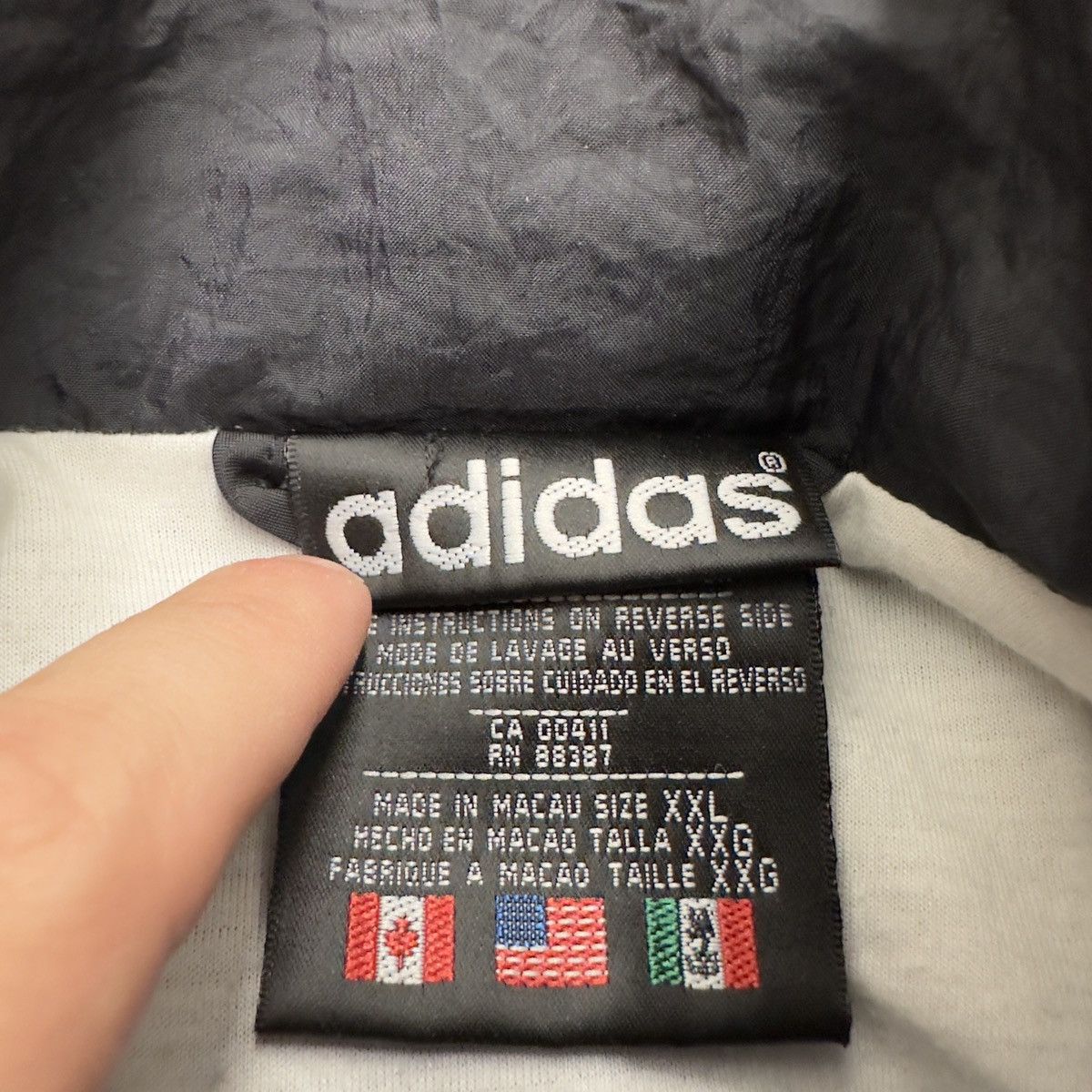 Adidas × Vintage Vintage Adidas jacket Size US XXL / EU 58 / 5 - 4 Thumbnail