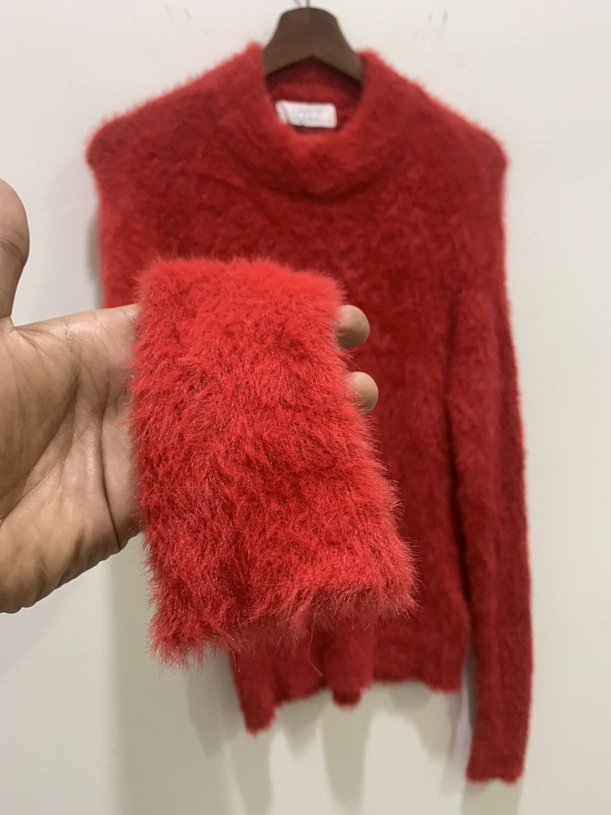 Japanese Brand × LOWRYS FARM LOWRYSFARM Soft Fur Fluffy Shaggy Knitwear Pullover Sweater Size M / US 6-8 / IT 42-44 - 11 Thumbnail