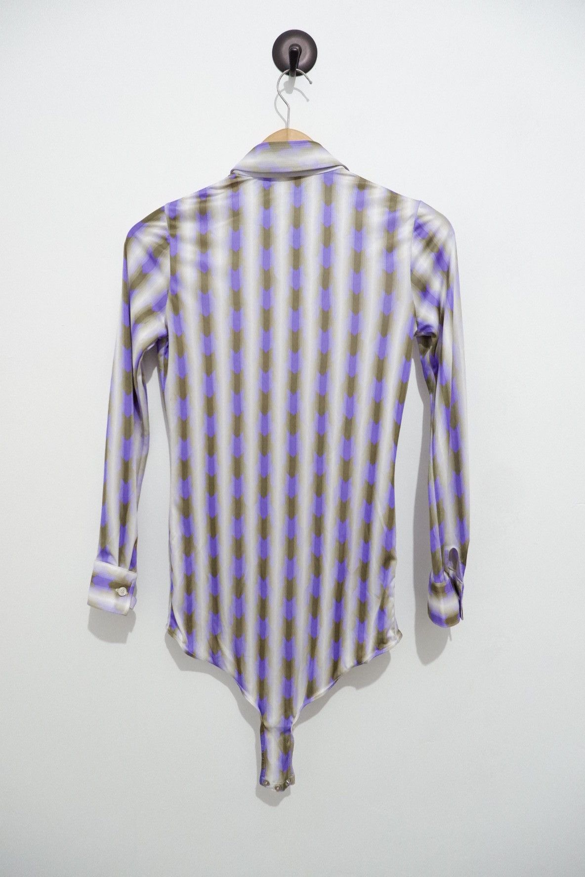 Issey Miyake 90s Wacoal x Issey Miyake Button Body suit | Womens Size M / US 6-8 / IT 42-44 - 3 Thumbnail