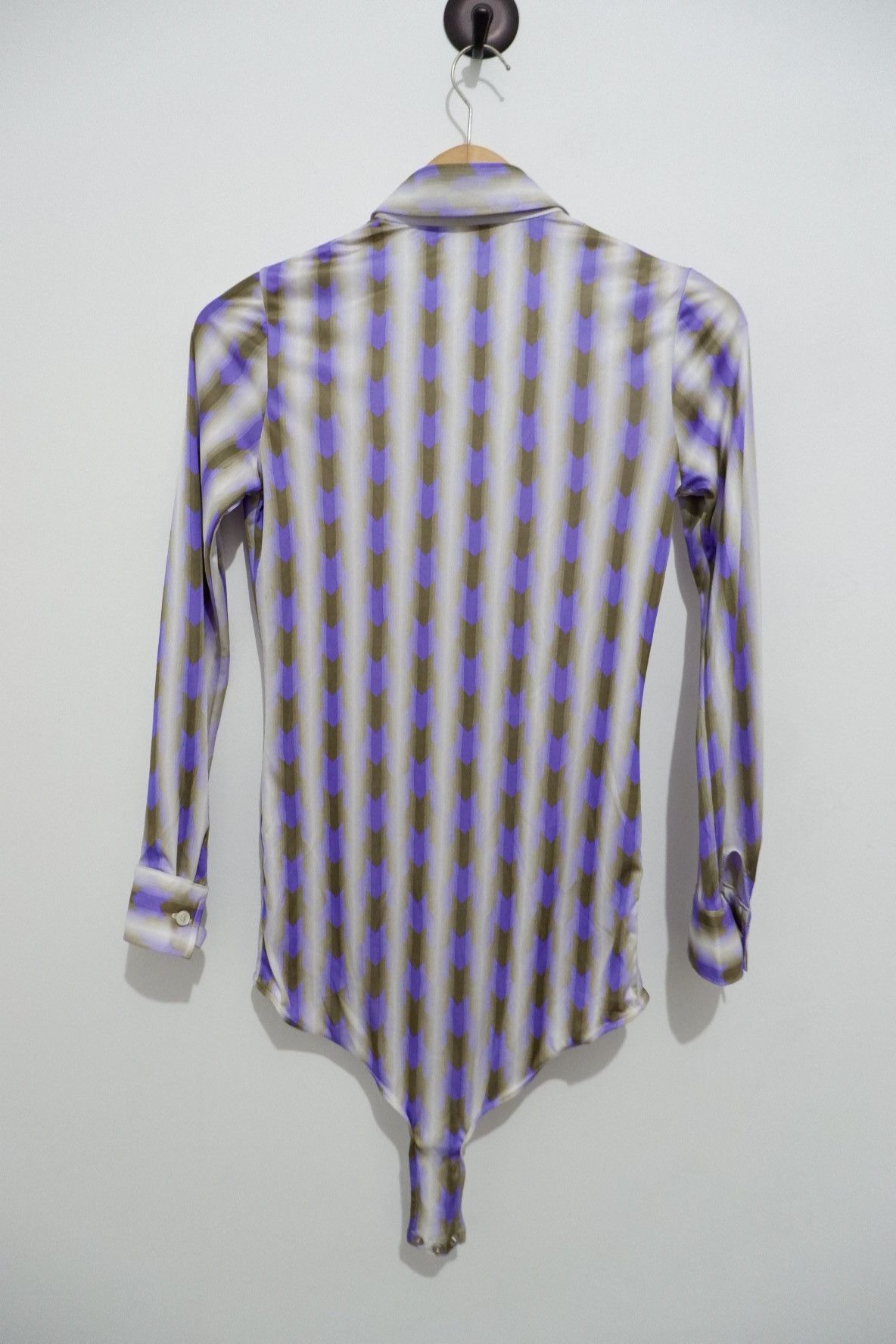 Issey Miyake 90s Wacoal x Issey Miyake Button Body suit | Womens Size M / US 6-8 / IT 42-44 - 2 Thumbnail