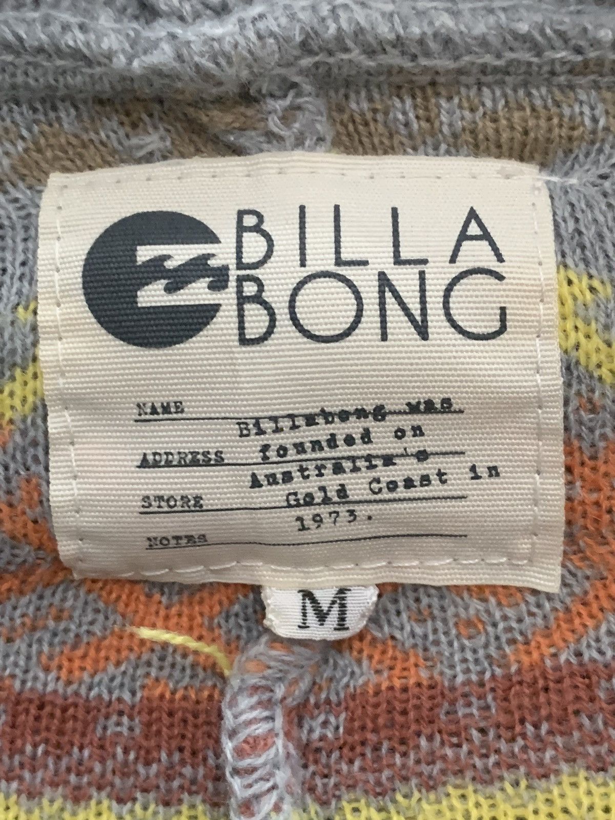 Billabong BILLABONG CARDIGAN DESIGN JACKET Size US M / EU 48-50 / 2 - 9 Thumbnail