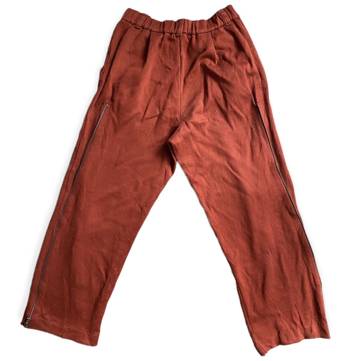 Issey Miyake Vintage 80’s Issey Miyake Twisted Zip Sweatpants Size US 32 / EU 48 - 2 Thumbnail