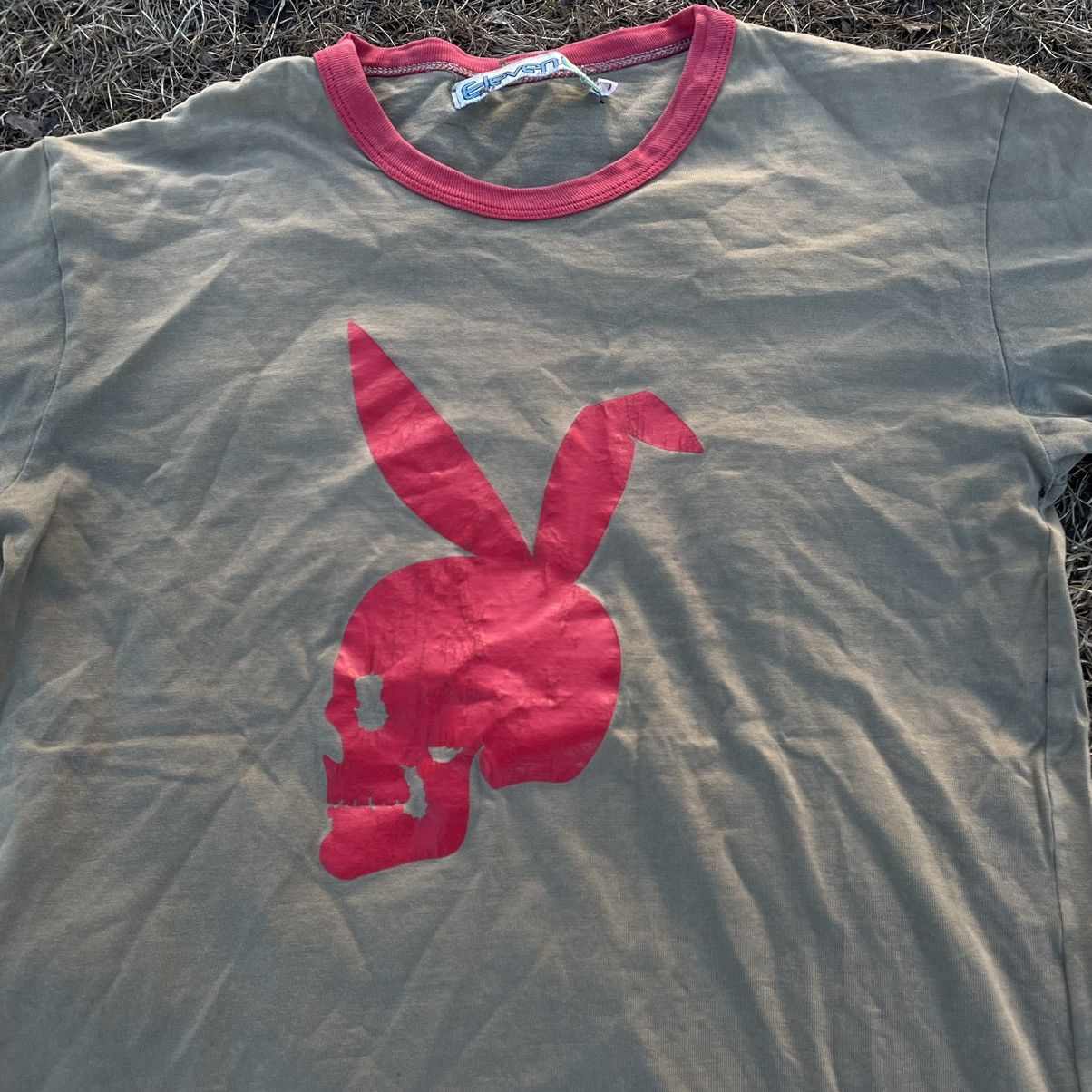Vintage Vintage 90s Sun Faded Graphic Tee Playboy Skate Punk Slim XL Size US XL / EU 56 / 4 - 4 Thumbnail