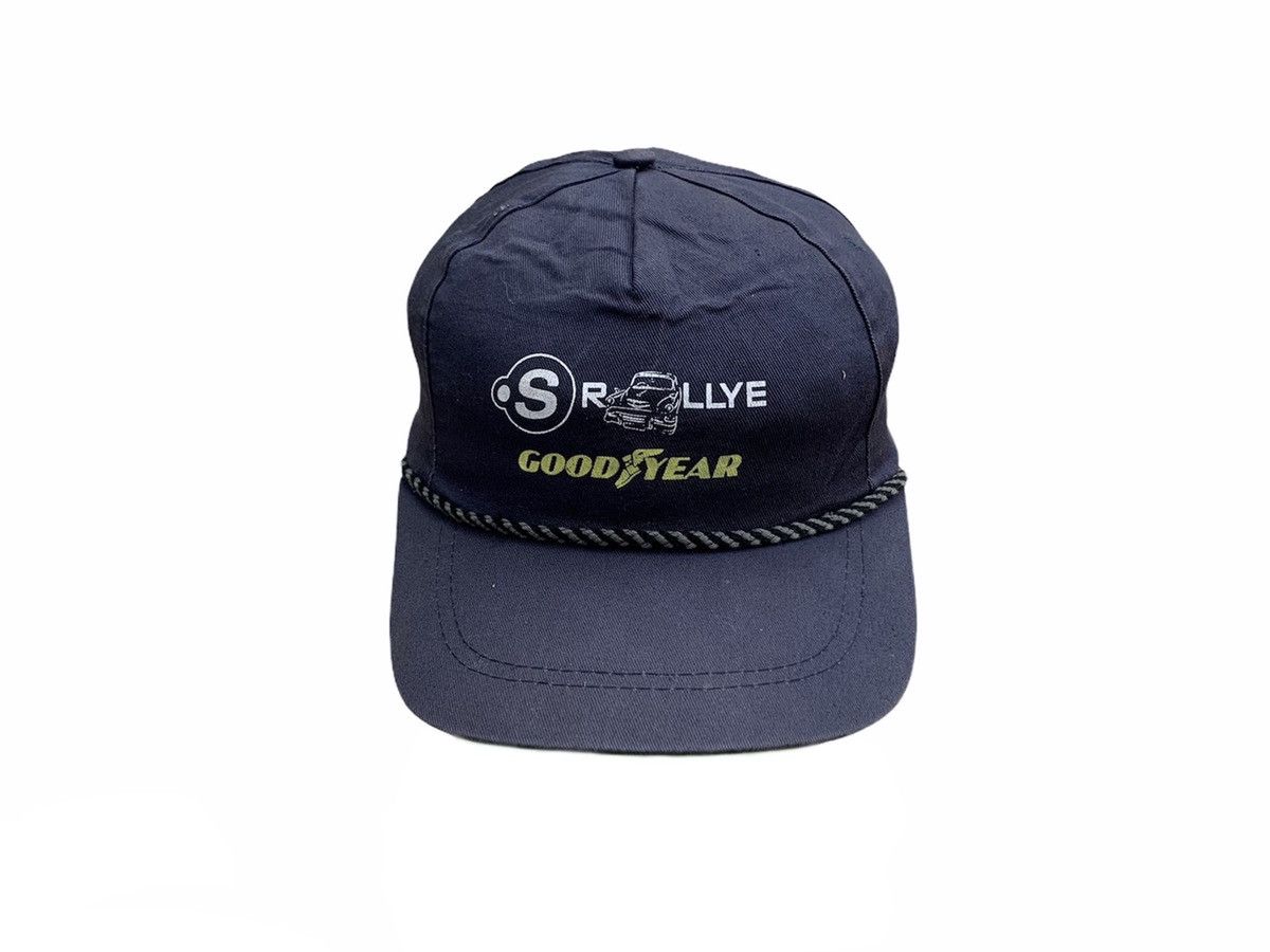 vintage rolls royce goodyear racing tires rope hat cap