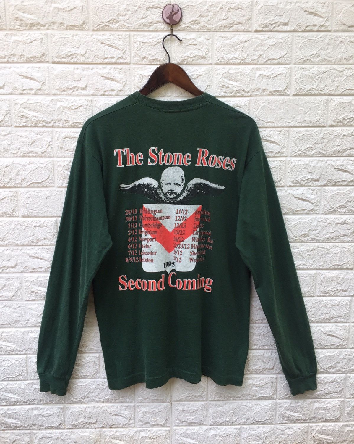 Band Tees × Vintage 90s The Stone Roses Second Coming Vintage Longsleeve |  Grailed