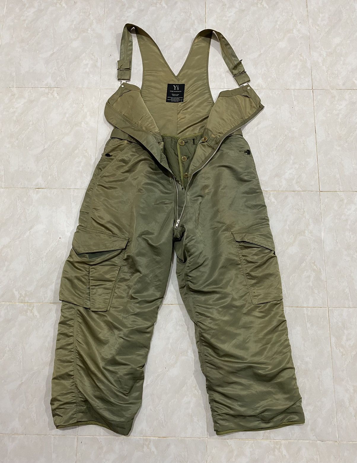 Y's for Men × Yohji Yamamoto Rare🔥 Yohji Yamamoto Parachute Coverall Pants Size US L / EU 52-54 / 3 - 1 Thumbnail