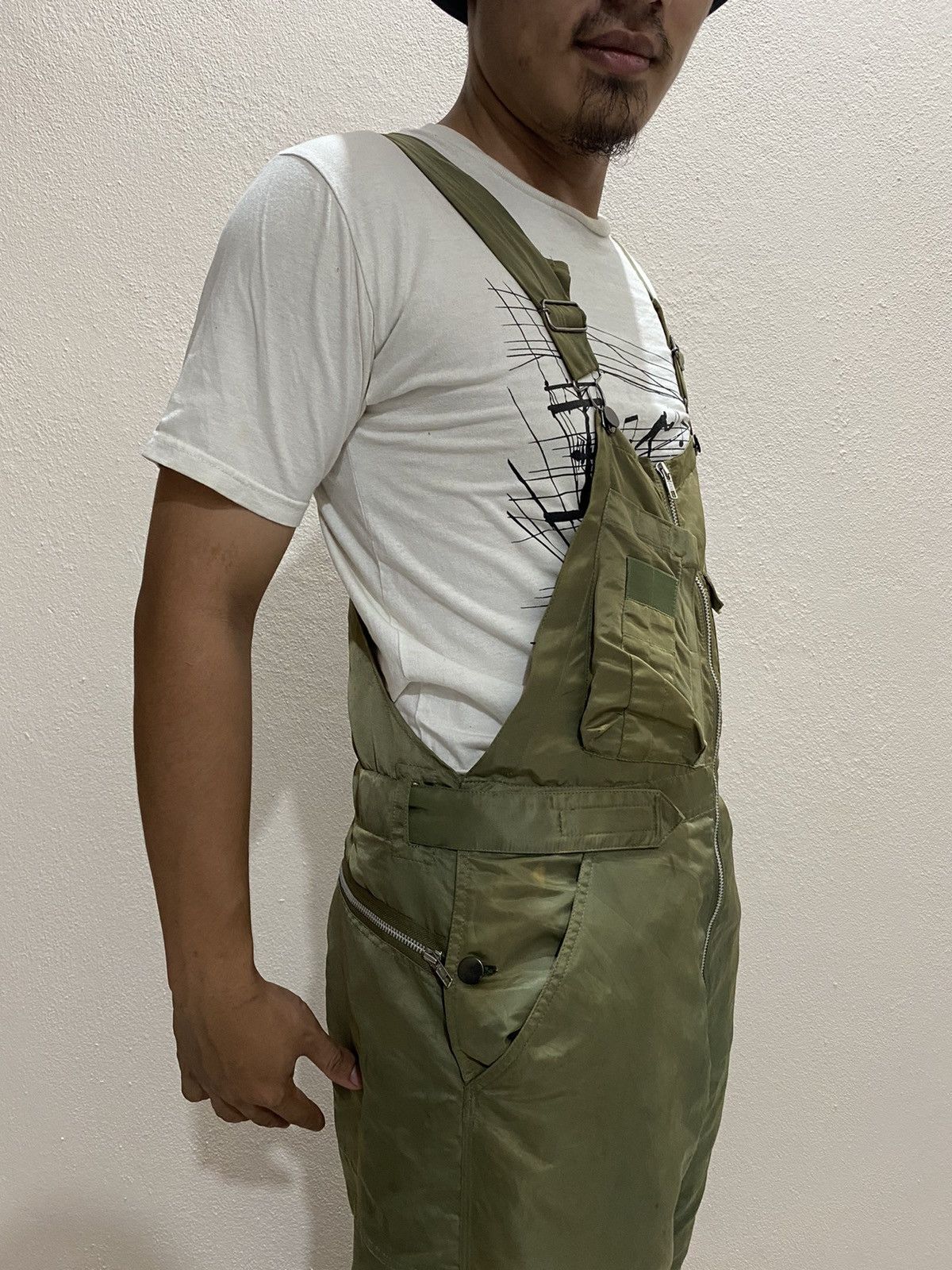 Y's for Men × Yohji Yamamoto Rare🔥 Yohji Yamamoto Parachute Coverall Pants Size US L / EU 52-54 / 3 - 12 Thumbnail