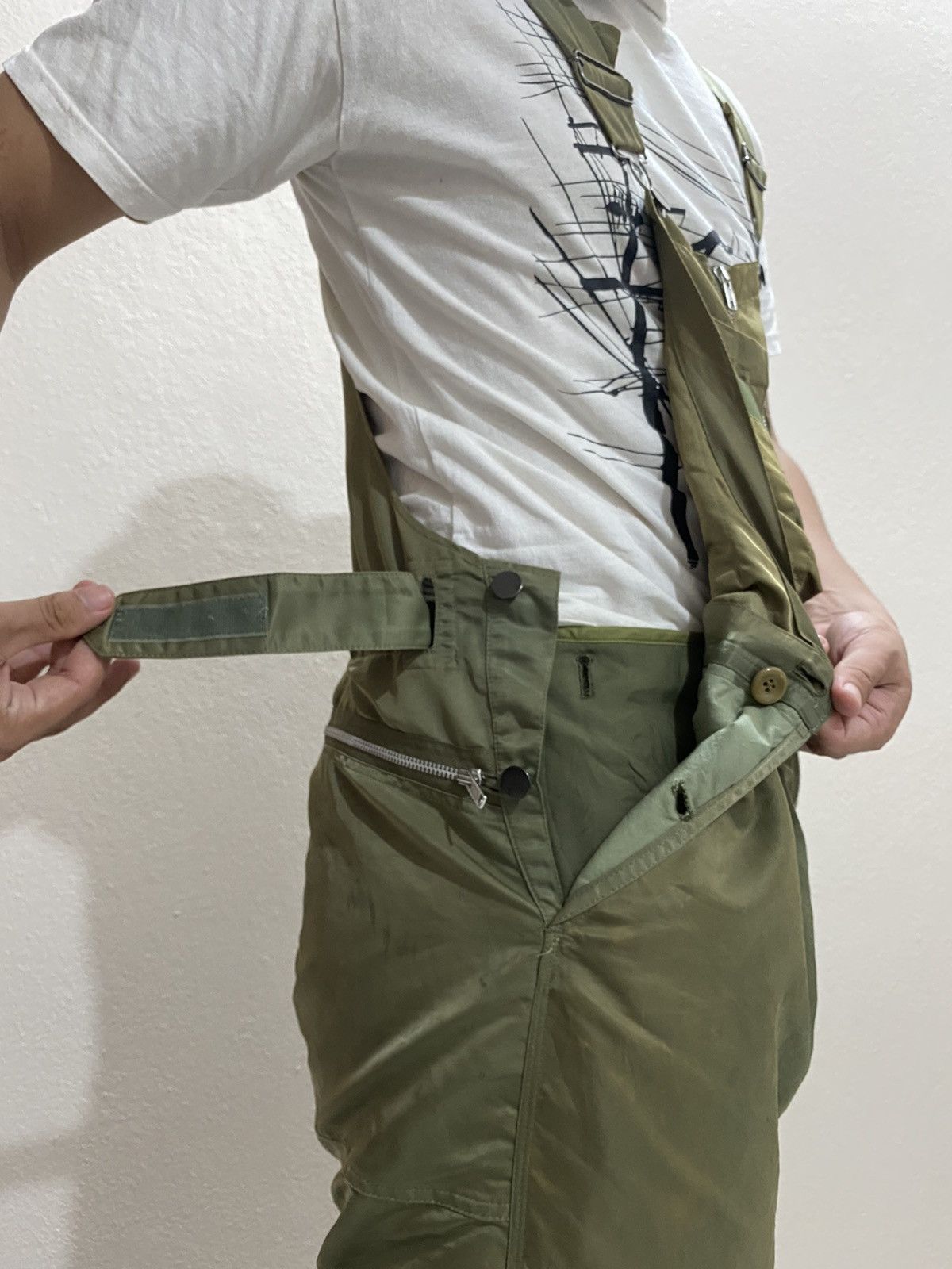 Y's for Men × Yohji Yamamoto Rare🔥 Yohji Yamamoto Parachute Coverall Pants Size US L / EU 52-54 / 3 - 18 Thumbnail