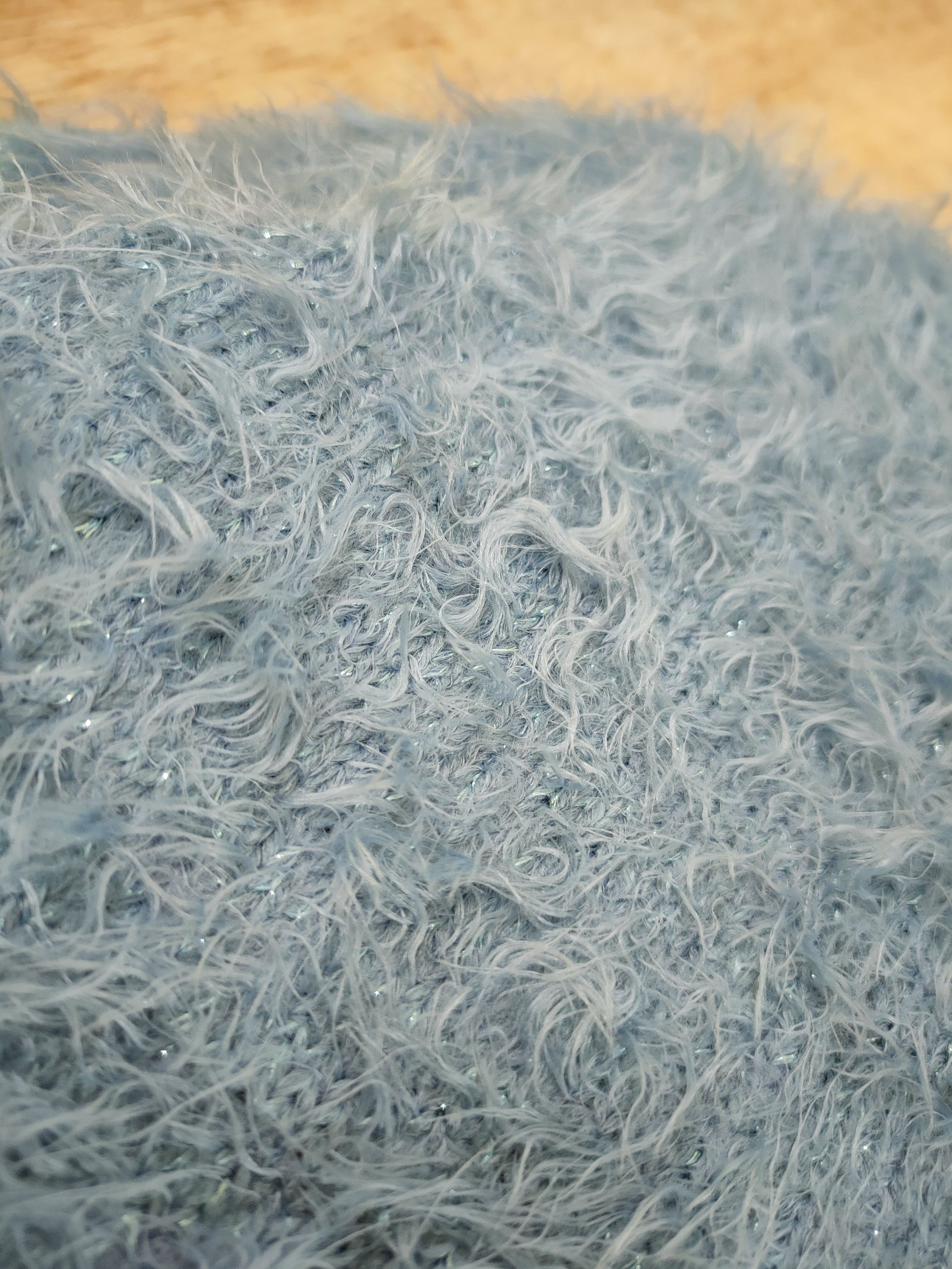 Aran Crafts DL GU mohair soft fur knitwear japan shag shaggy #46-459 Size US M / EU 48-50 / 2 - 5 Thumbnail