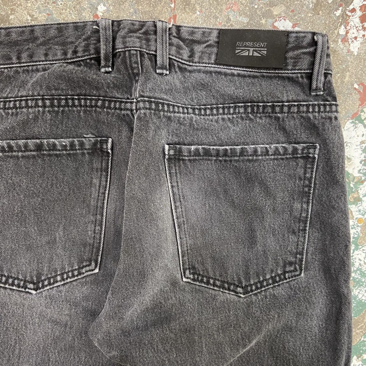 Represent Clo. Washed Grey Snap Denim Size US 30 / EU 46 - 5 Thumbnail
