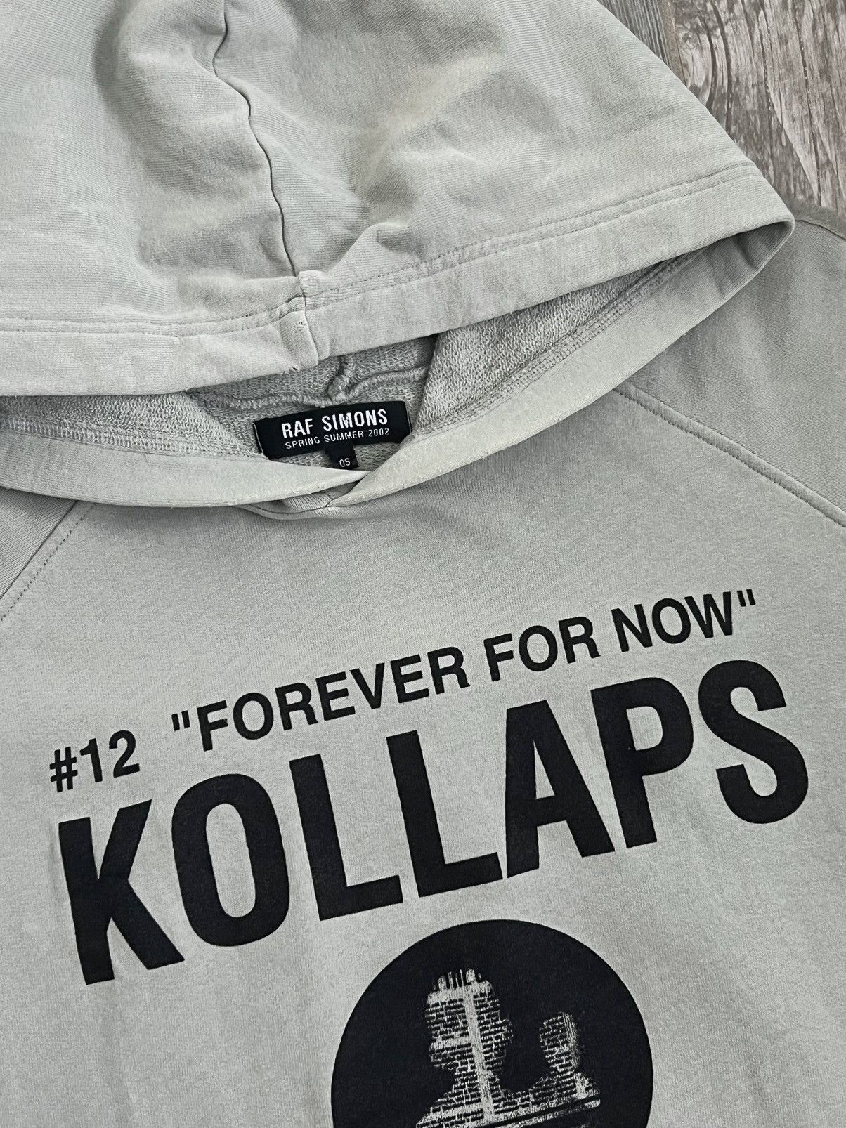 Raf Simons SS2002 Raf Simons Terror Kollaps Runway Sleeveless OS Hoodie Size US XL / EU 56 / 4 - 7 Thumbnail