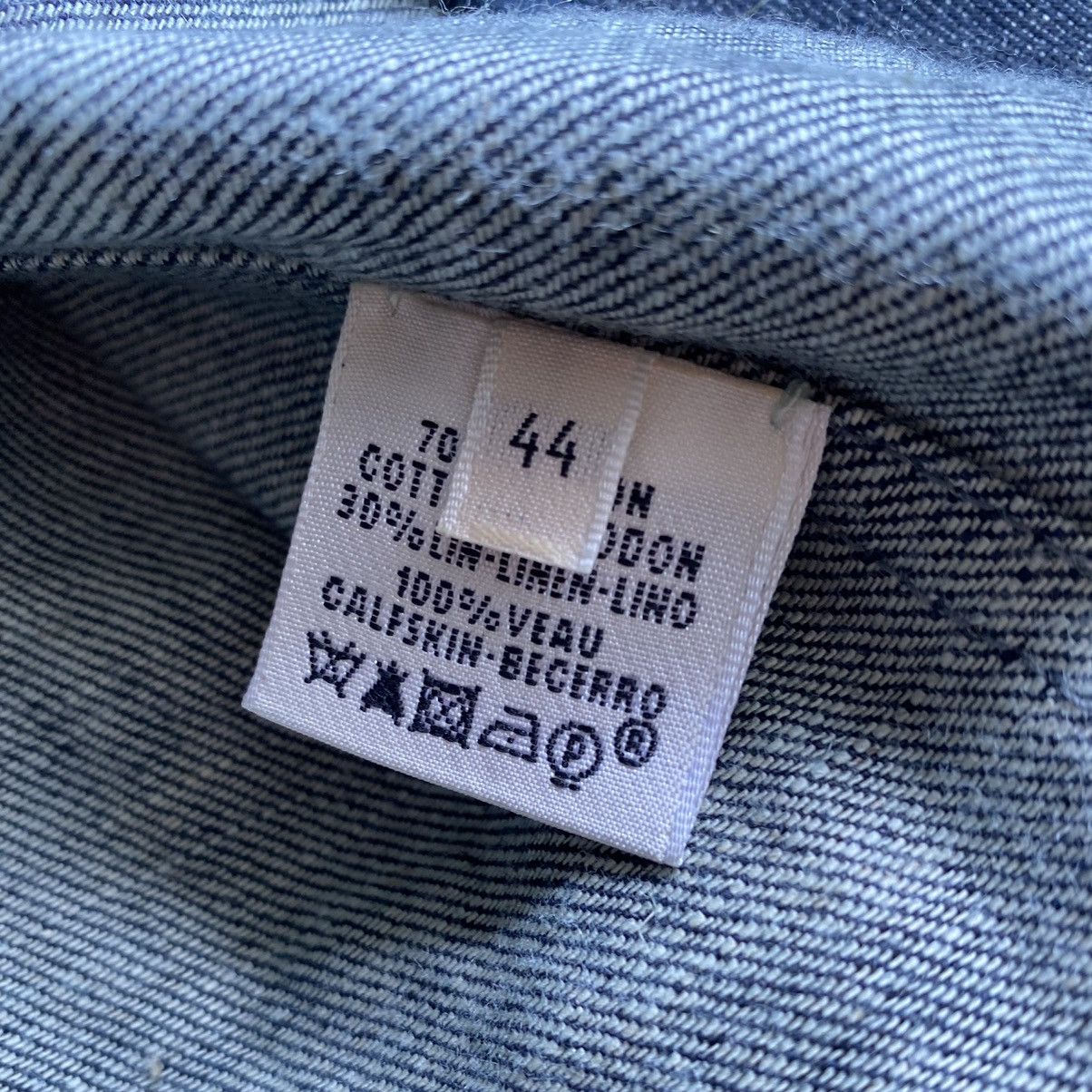 Hermes Margiela For Hermes Denim Linen Blazer Size US S / EU 44-46 / 1 - 4 Thumbnail
