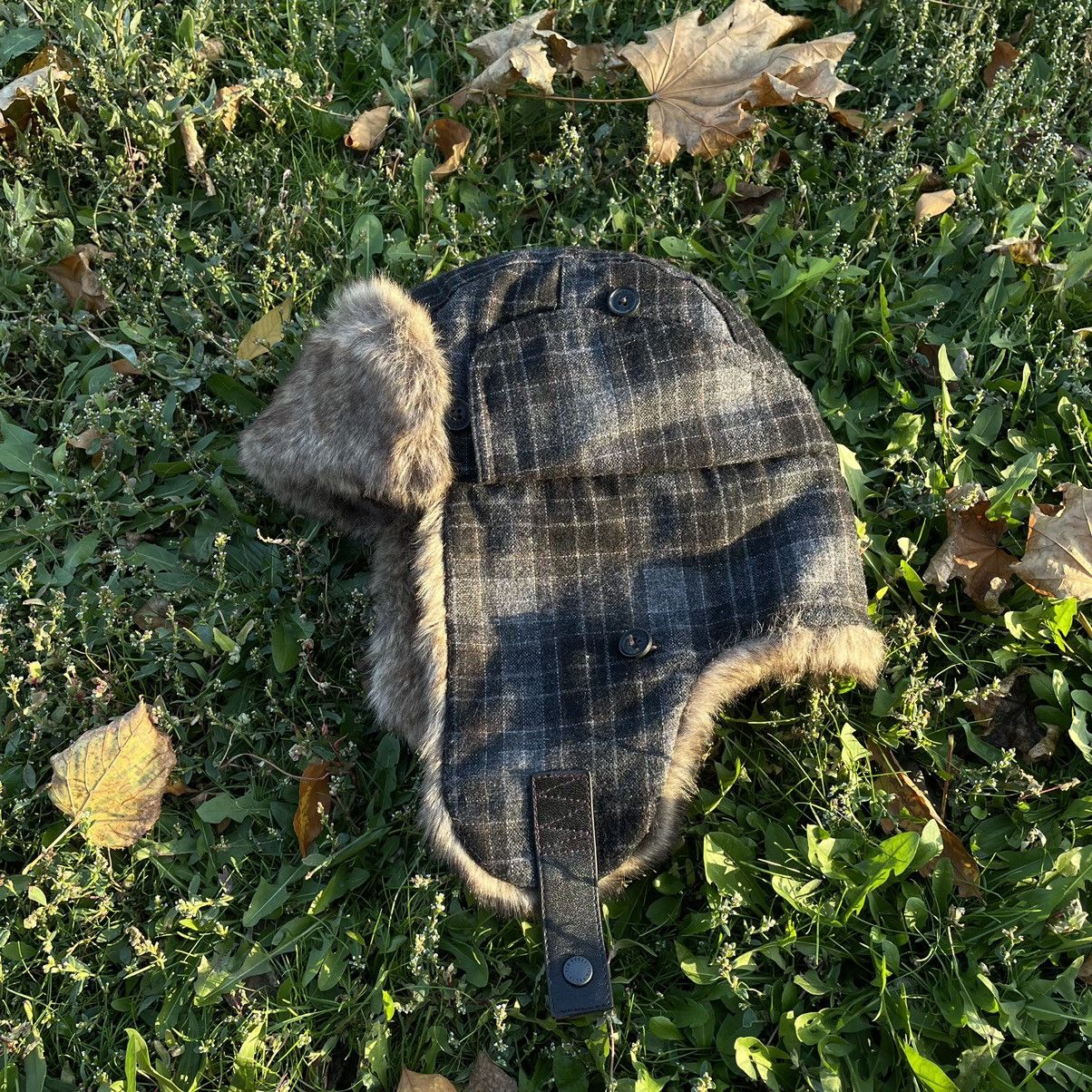 Vintage Vintage 90s Mohair Beanie Fuzzy Knit Streetwear Oversized OS Size ONE SIZE - 1 Thumbnail