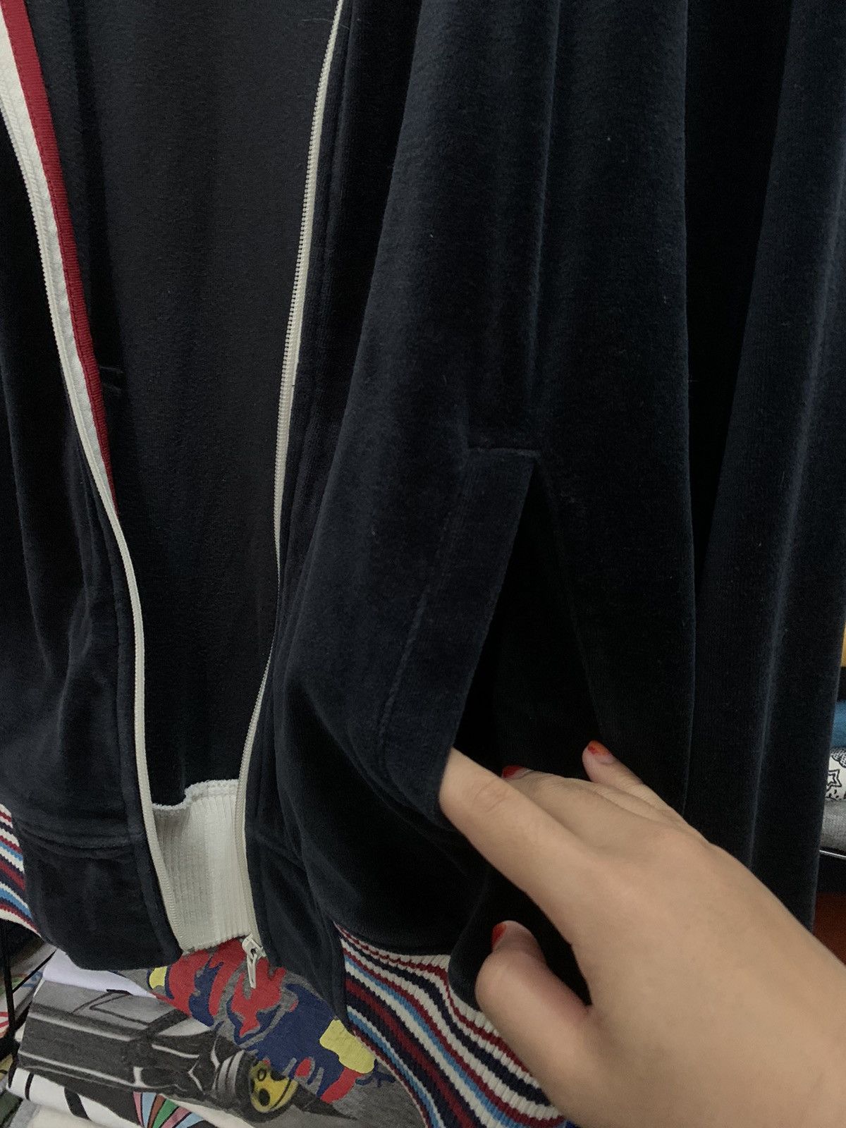 Japanese Brand POSHBOY VELVET SWEATER Size US S / EU 44-46 / 1 - 4 Thumbnail
