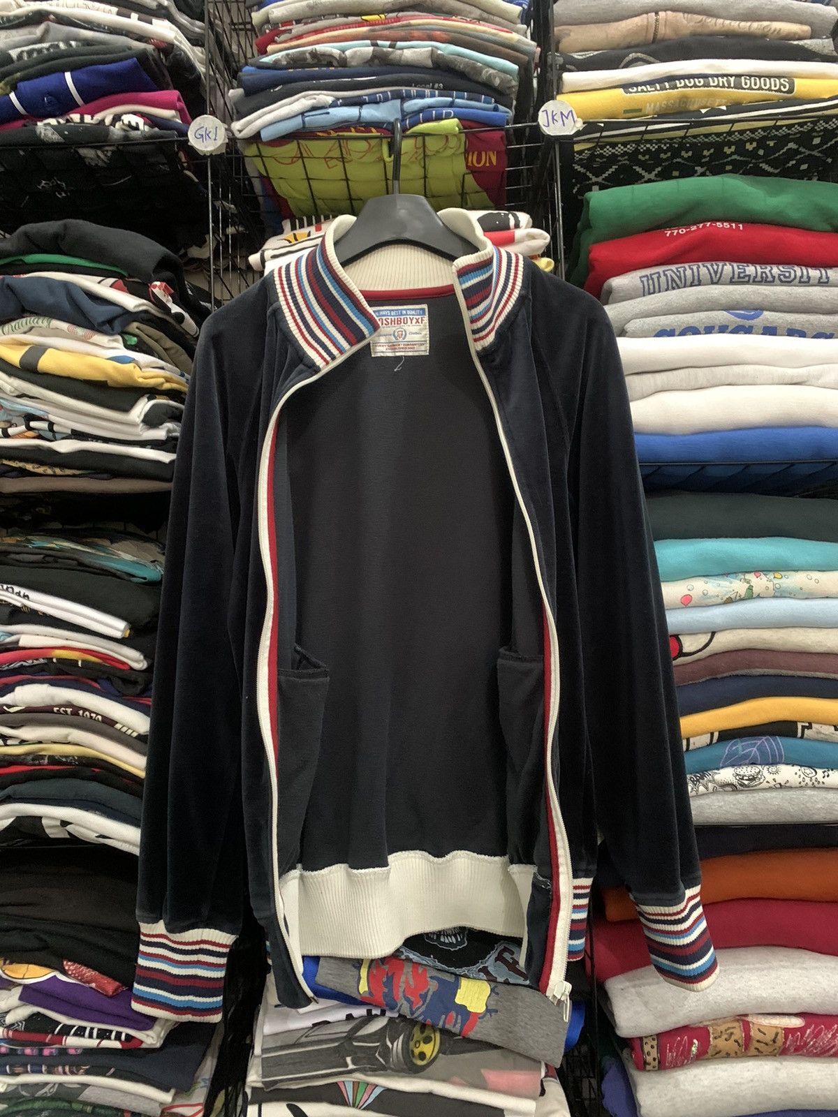 Japanese Brand POSHBOY VELVET SWEATER Size US S / EU 44-46 / 1 - 5 Thumbnail
