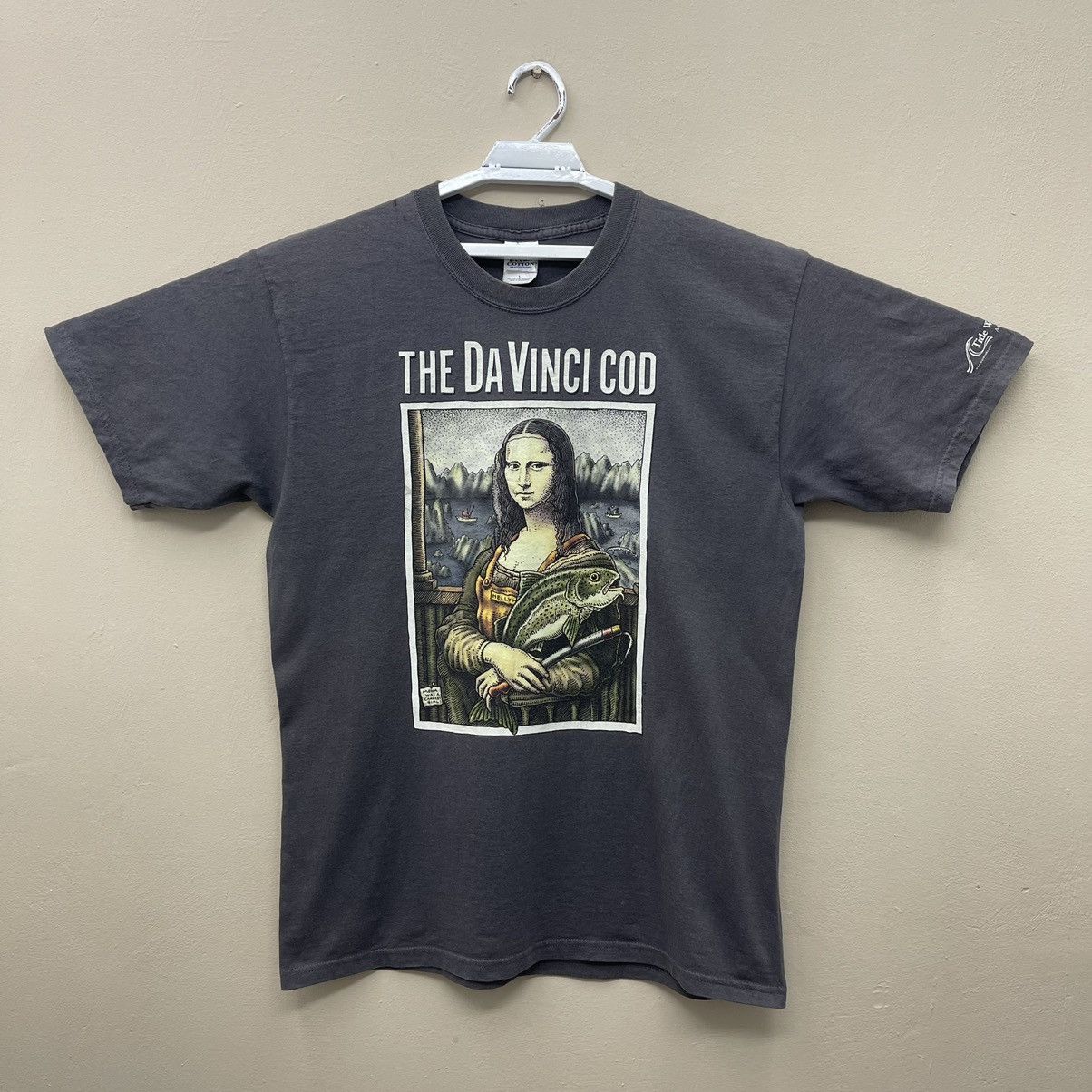 image of Beauty Beast x Da Vinci Vintage The Da Vinci Cod Title Wave Books in Grey, Men's (Size Large)