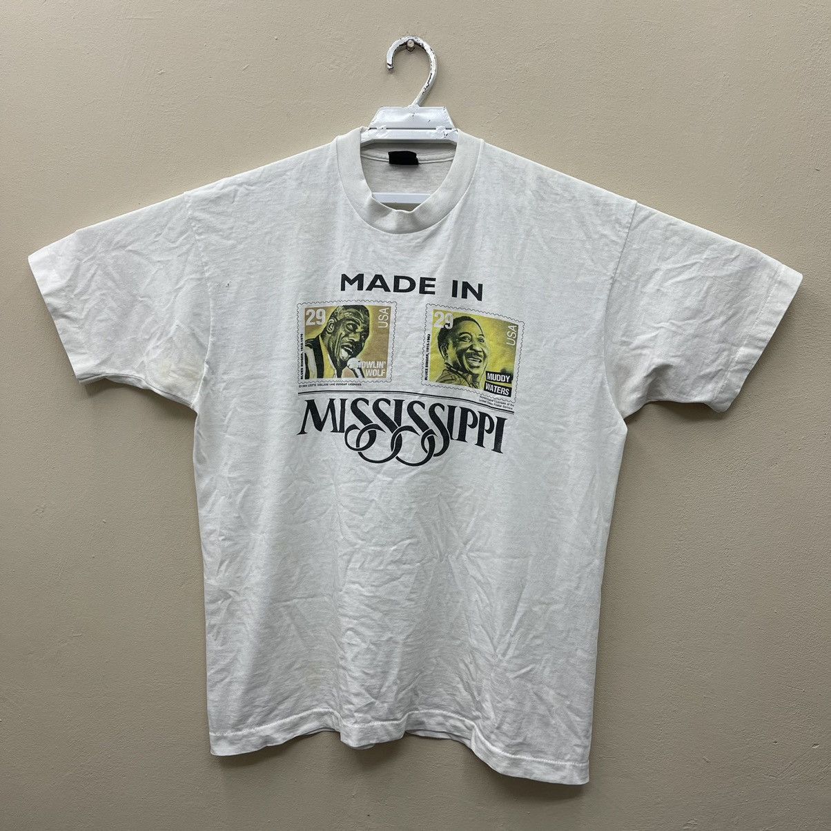 Beauty Beast × Vintage Vintage 90s Made In Mississippi Muddy Waters Mowlin Wolf Size US XL / EU 56 / 4 - 1 Thumbnail