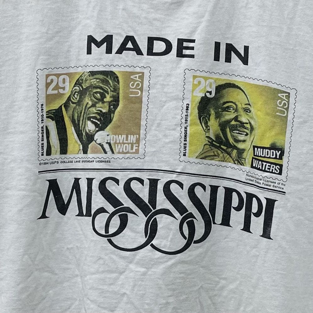 Beauty Beast × Vintage Vintage 90s Made In Mississippi Muddy Waters Mowlin Wolf Size US XL / EU 56 / 4 - 2 Thumbnail