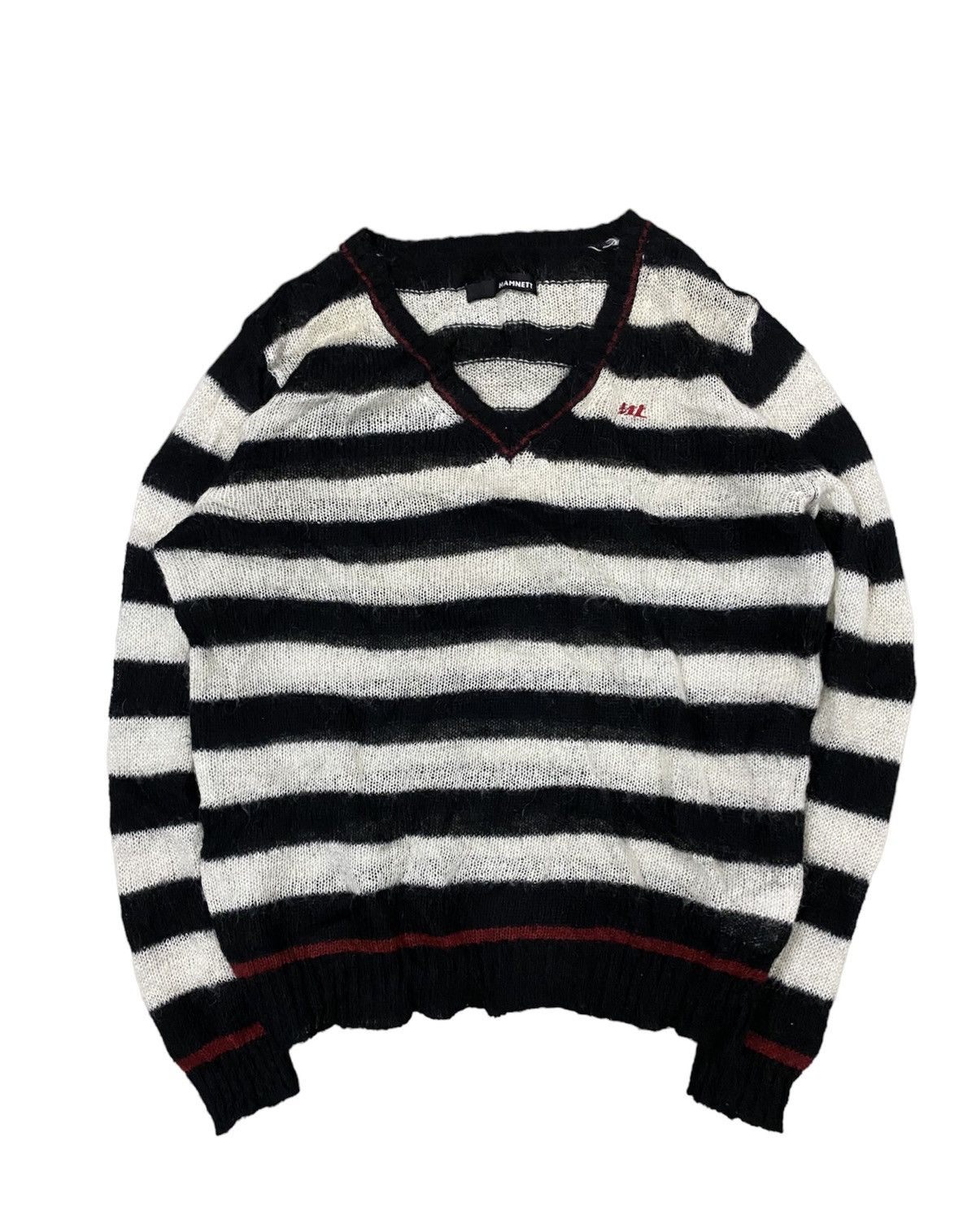 vintage Katharine Hamnett space dyed boucle knit sweater 90s