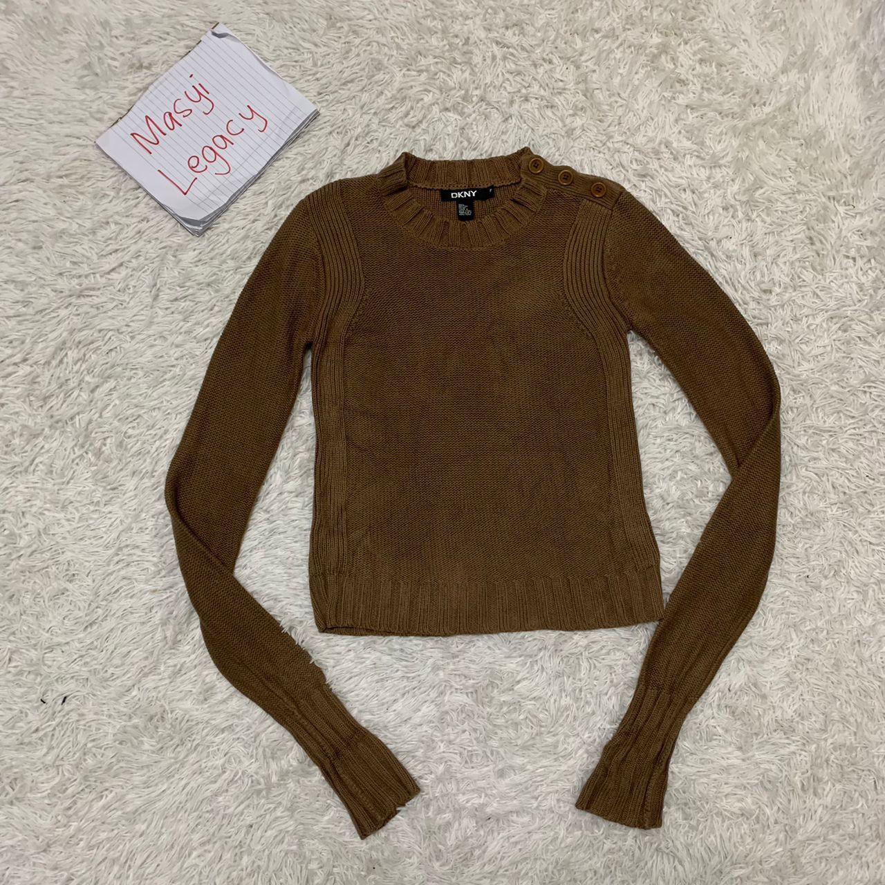 DKNY DKNY 100% cotton knit sweater Size XS / US 0-2 / IT 36-38 - 1 Thumbnail