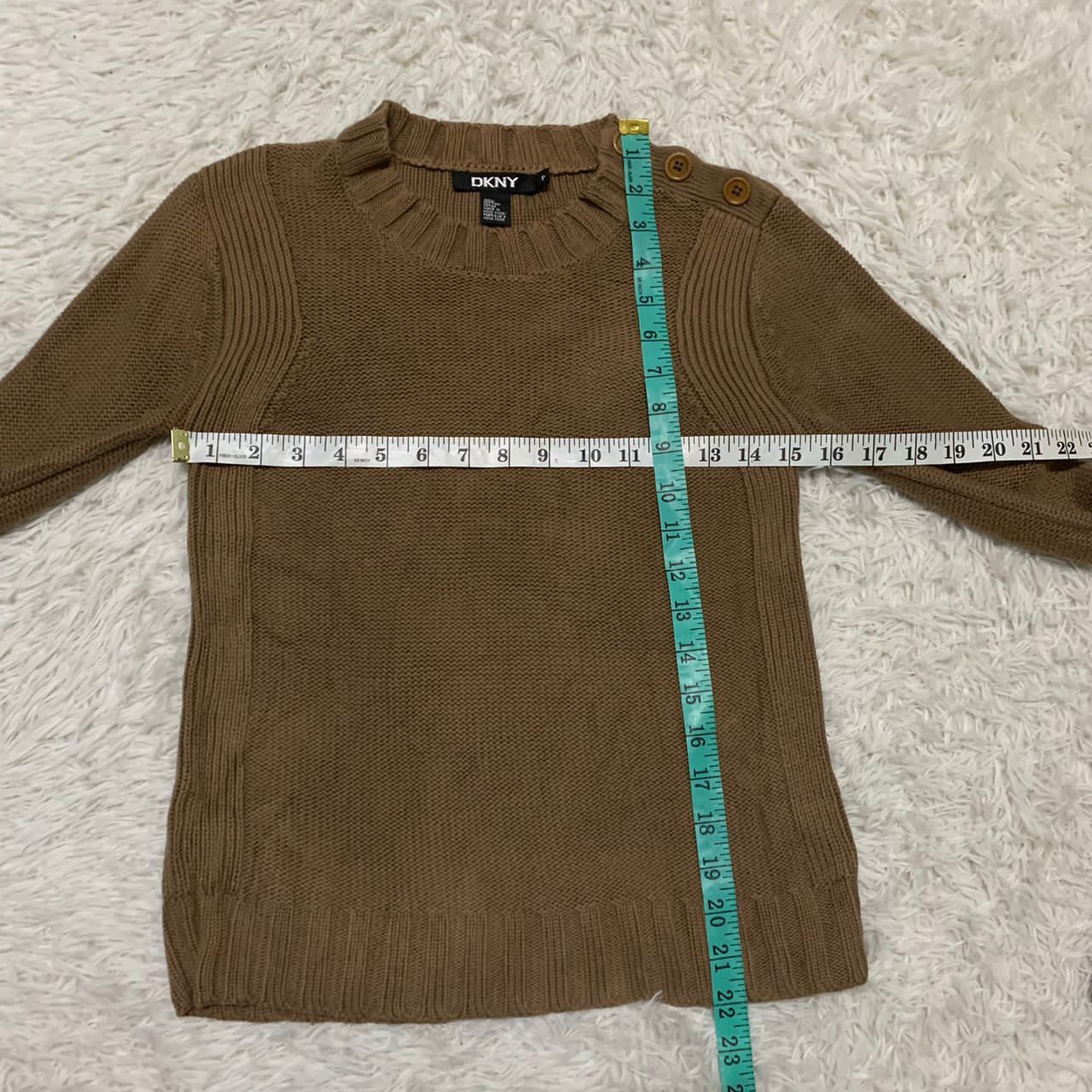 DKNY DKNY 100% cotton knit sweater Size XS / US 0-2 / IT 36-38 - 3 Thumbnail