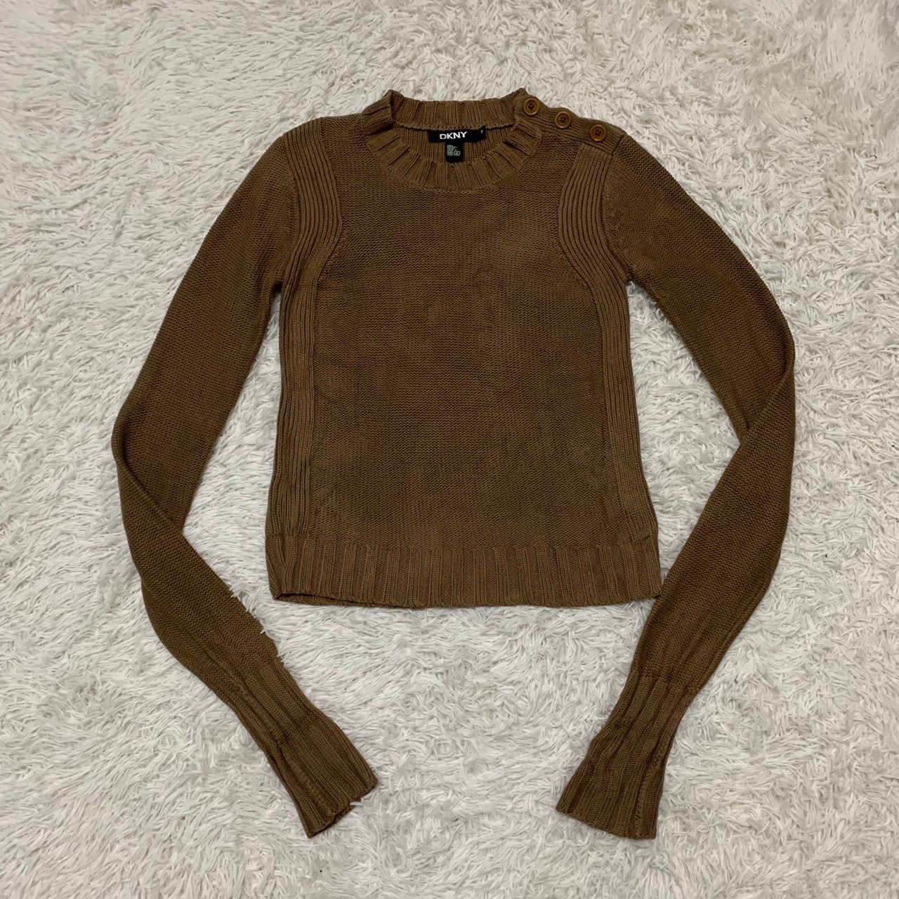 DKNY DKNY 100% cotton knit sweater Size XS / US 0-2 / IT 36-38 - 10 Thumbnail