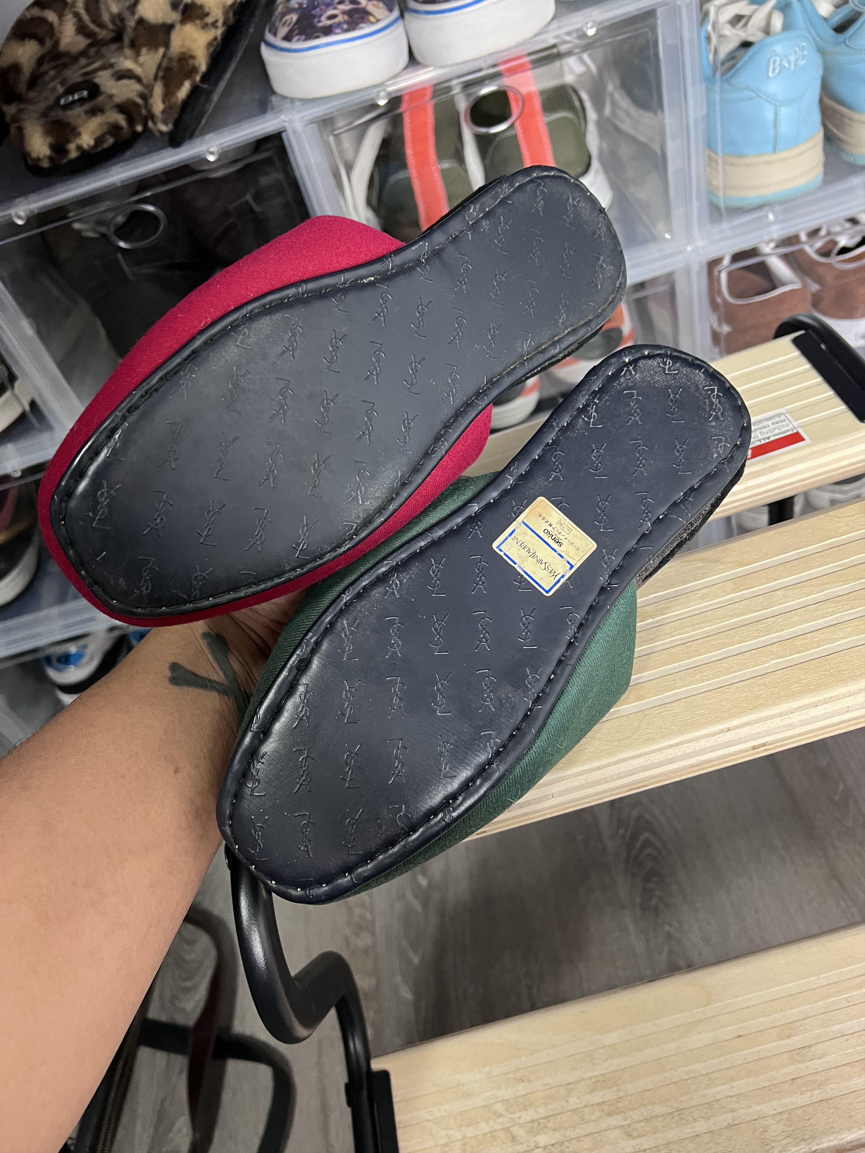 Vintage YSL Sleeping Footwear Size US 7 / IT 37 - 3 Thumbnail