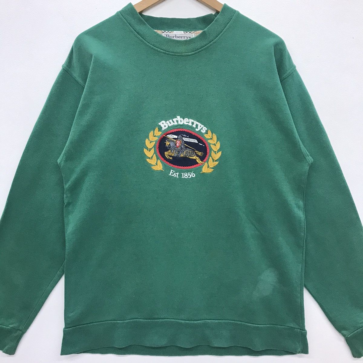 Burberry × Burberry Prorsum Rare !! Vintage Burberrys Prorsums Big Logo Embroidered Size US M / EU 48-50 / 2 - 2 Thumbnail