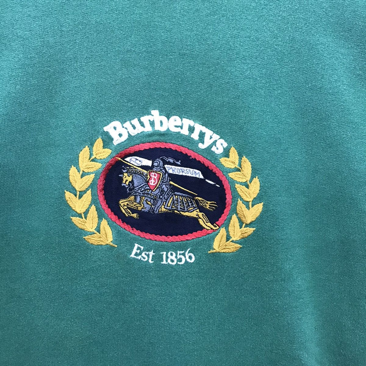 Burberry × Burberry Prorsum Rare !! Vintage Burberrys Prorsums Big Logo Embroidered Size US M / EU 48-50 / 2 - 3 Thumbnail