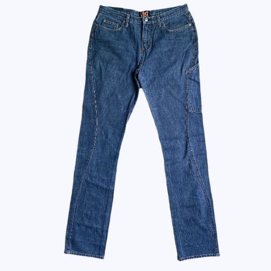 image of W Lt x W Lt Walter Van Beirendonck W&lt Curve Panel Jeans in Blue, Men's (Size 32)