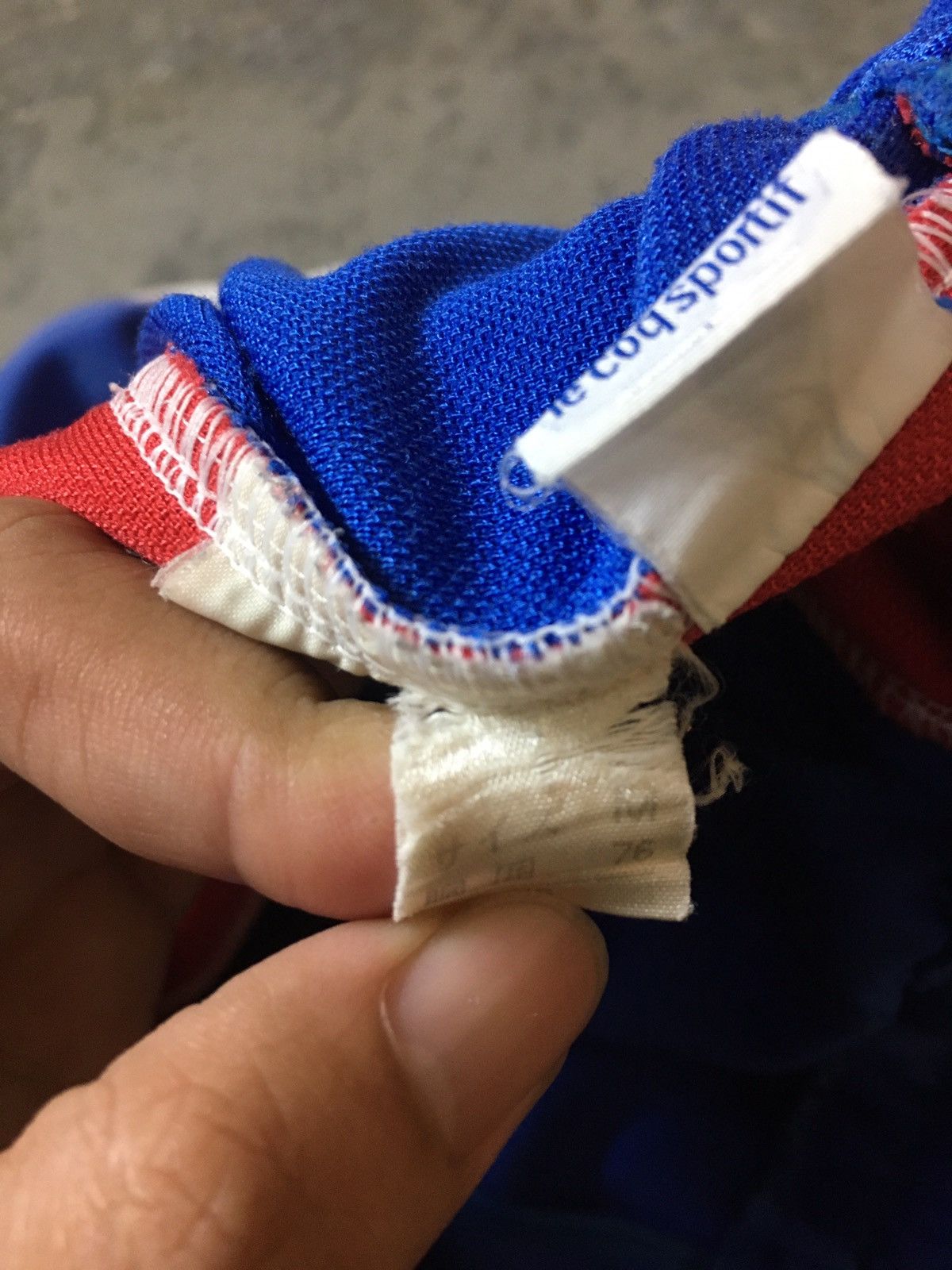 Le Coq Sportif × Vintage Vintage Le Coq Sportif Track Pant Spell Out Size US 30 / EU 46 - 17 Thumbnail