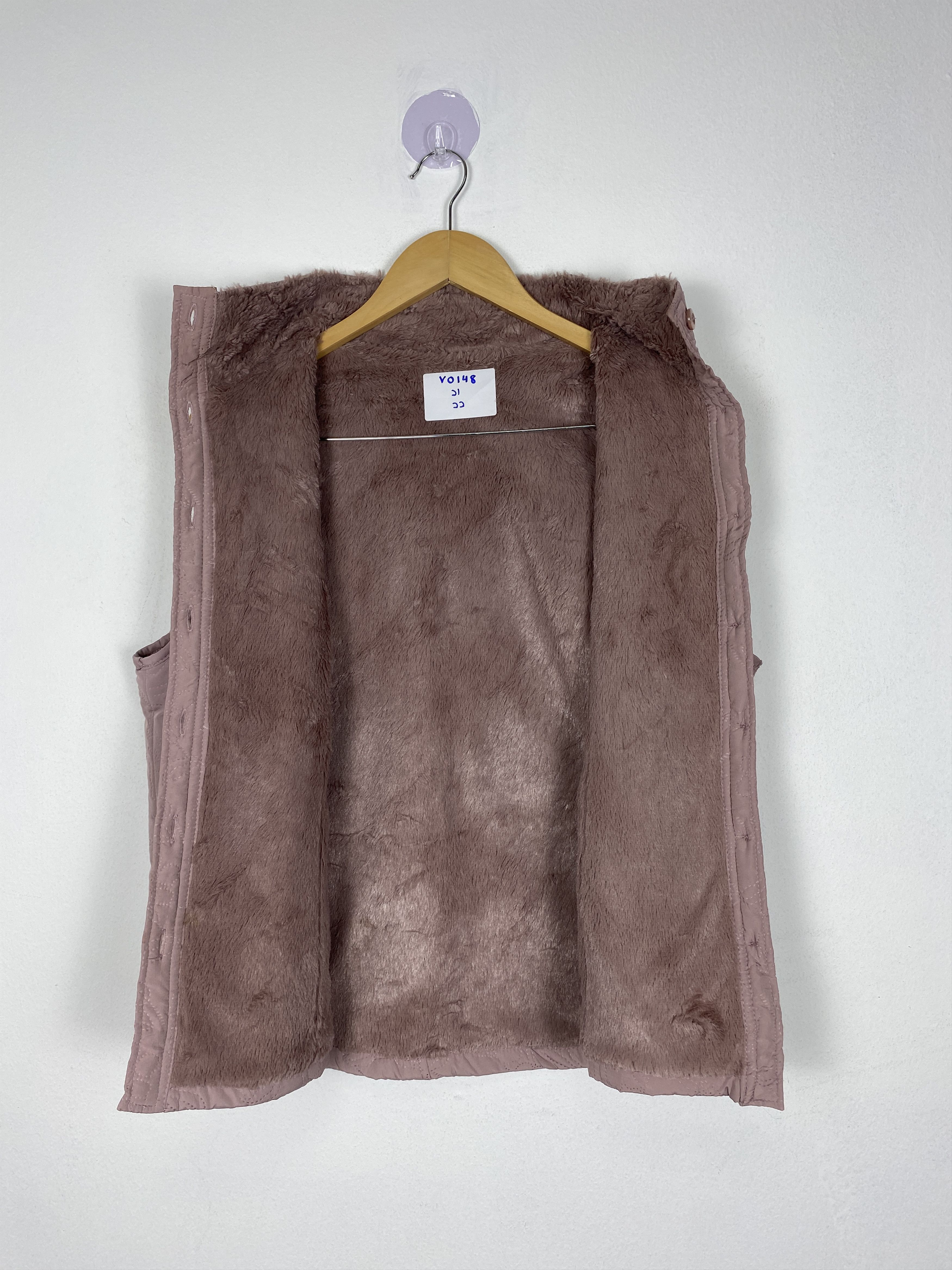 Japanese Brand × Vintage Vintage Japanese Brand Fleece Lining Button Up Vest Size S / US 4 / IT 40 - 6 Thumbnail
