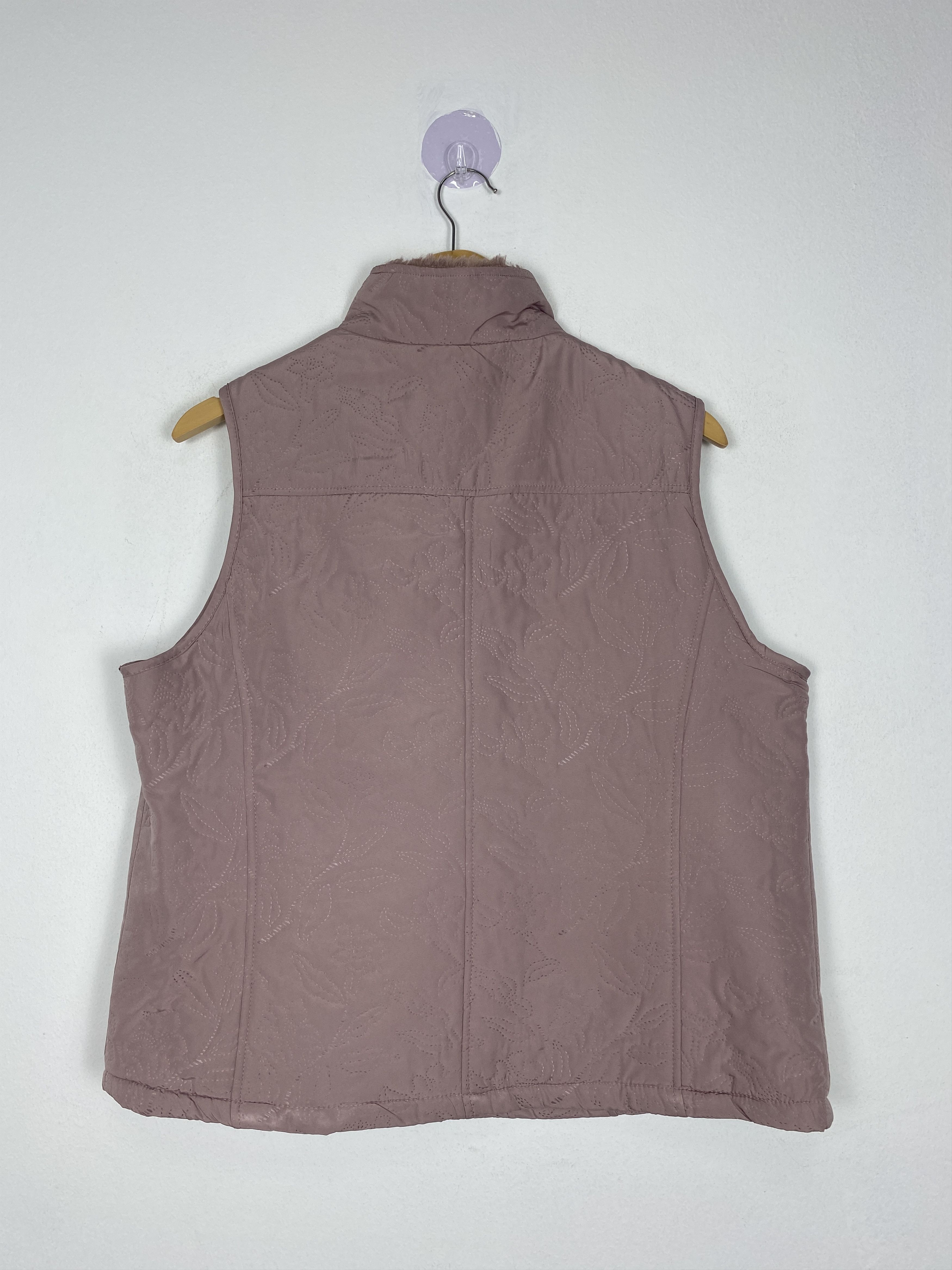 Japanese Brand × Vintage Vintage Japanese Brand Fleece Lining Button Up Vest Size S / US 4 / IT 40 - 7 Thumbnail