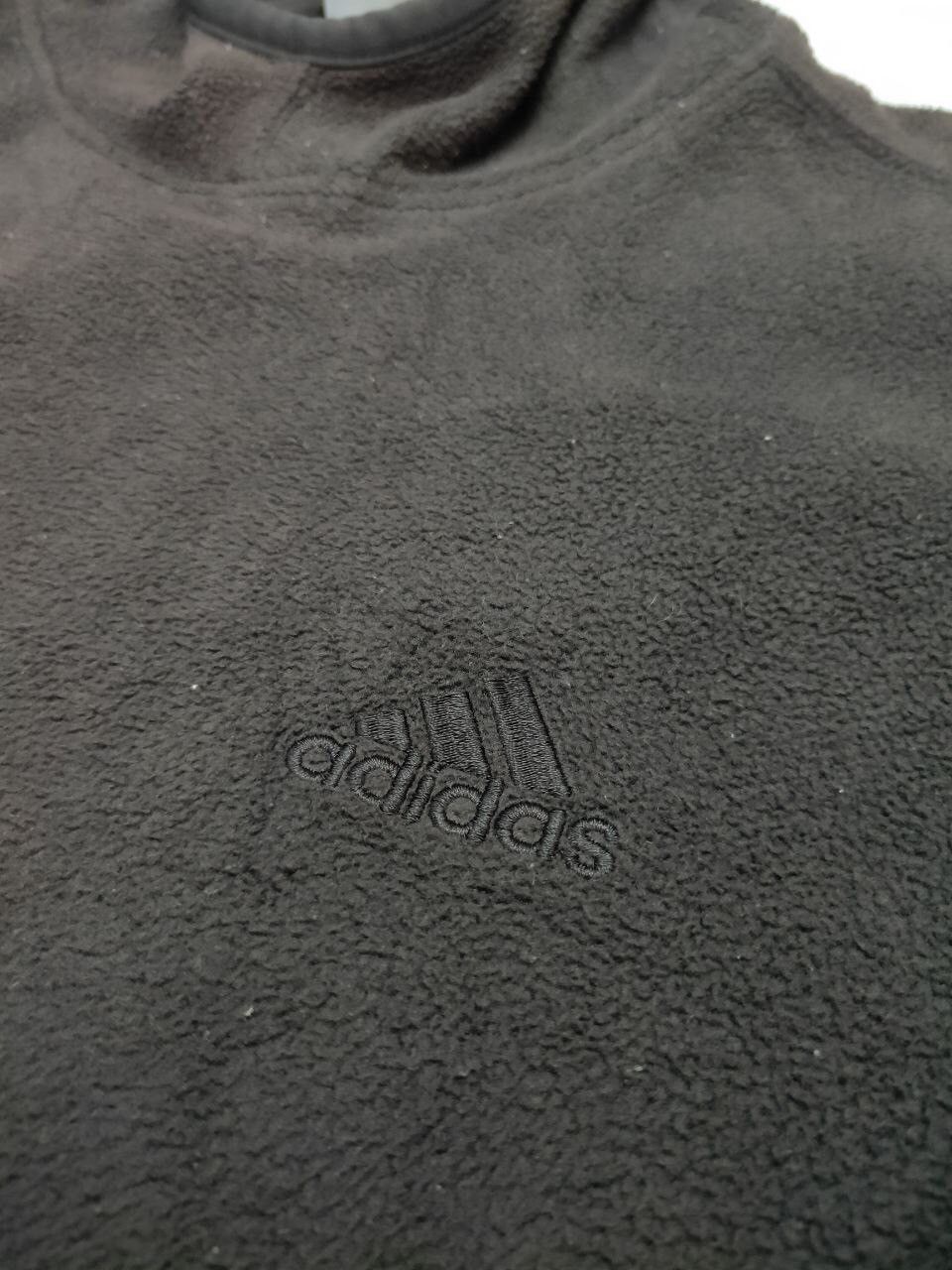 Adidas × Vintage VINTAGE ADIDAS Y2K FLEECE HOODIE EMBROIDERY LOGO Size US M / EU 48-50 / 2 - 2 Thumbnail