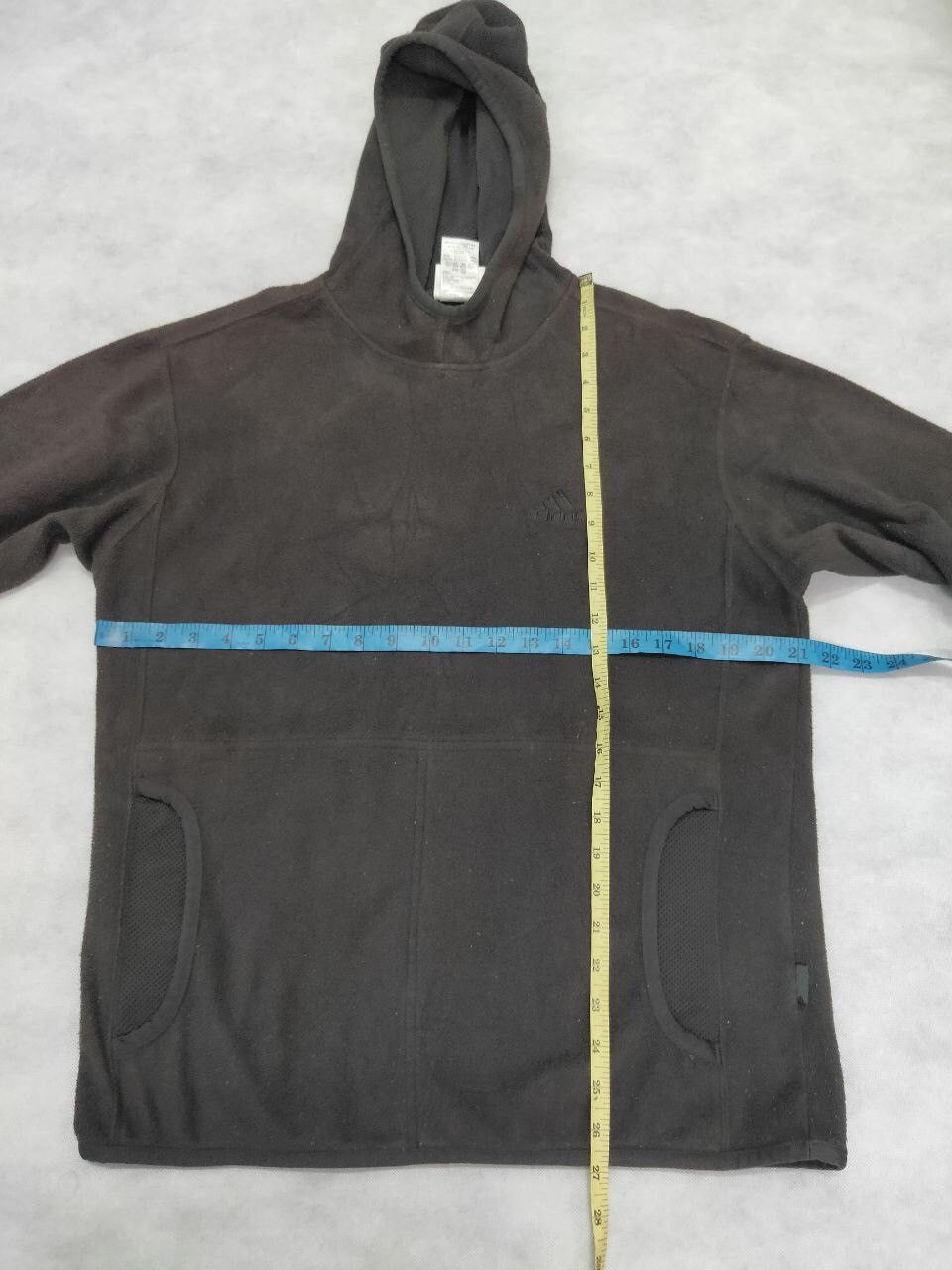 Adidas × Vintage VINTAGE ADIDAS Y2K FLEECE HOODIE EMBROIDERY LOGO Size US M / EU 48-50 / 2 - 13 Thumbnail