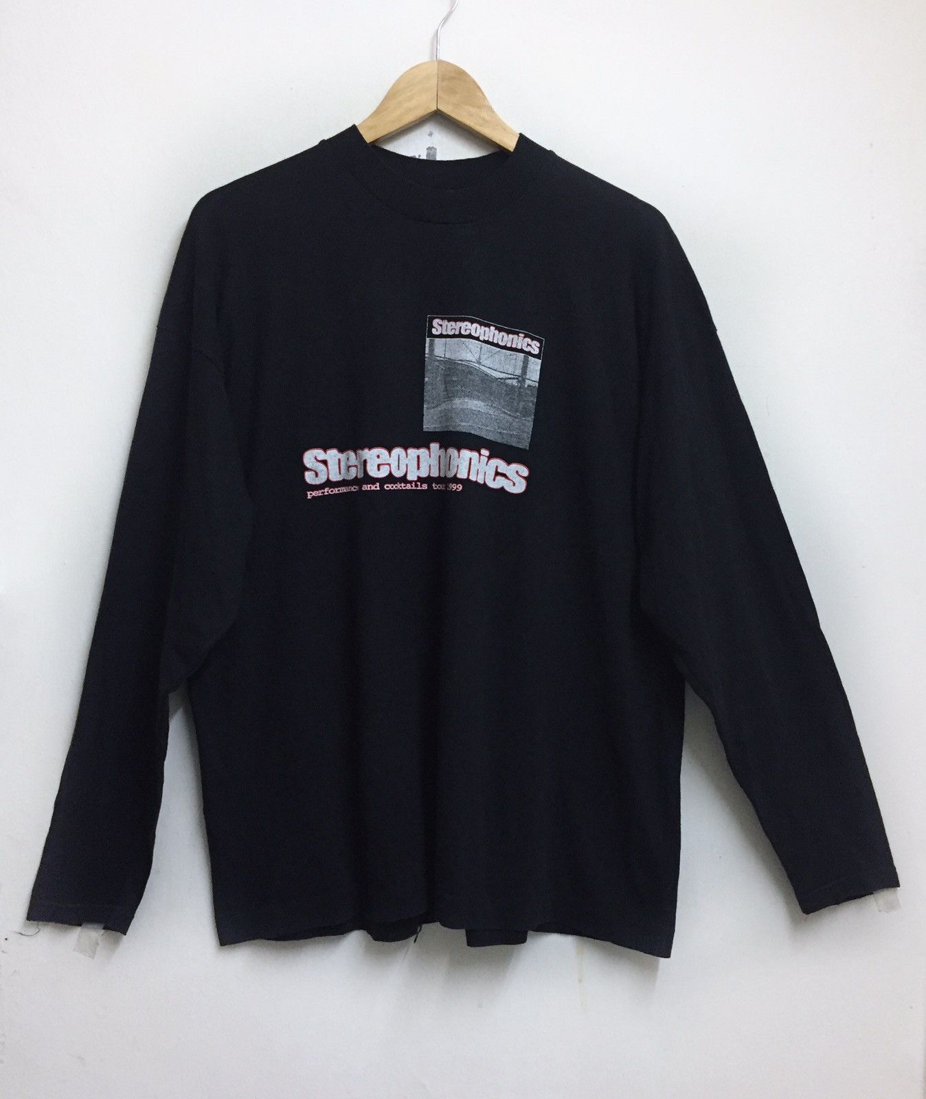 Band Tees × Vintage 90s Stereophonics Longsleeve Vintage Tee Size US XL / EU 56 / 4 - 1 Thumbnail