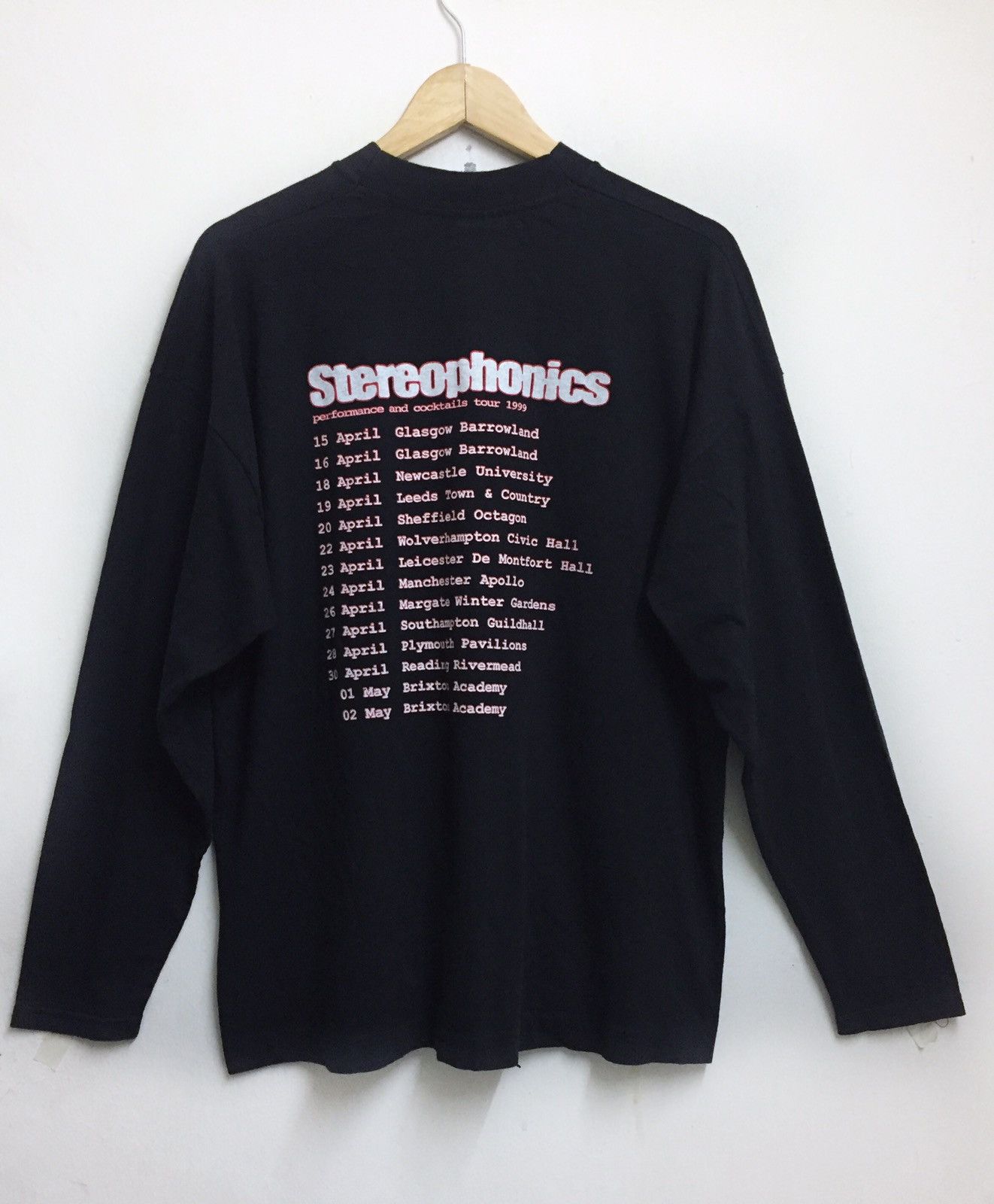 Band Tees × Vintage 90s Stereophonics Longsleeve Vintage Tee Size US XL / EU 56 / 4 - 2 Thumbnail